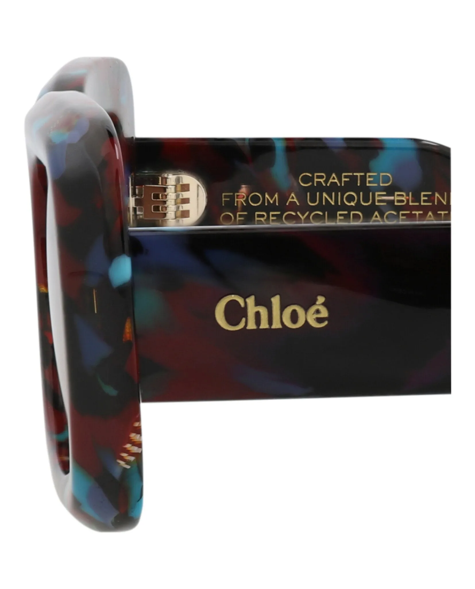 Chloé CH 0188S 30014662 006 Square Plastic Havana Sunglasses with Red Lens sold by Gaffos product image thumbnail 4