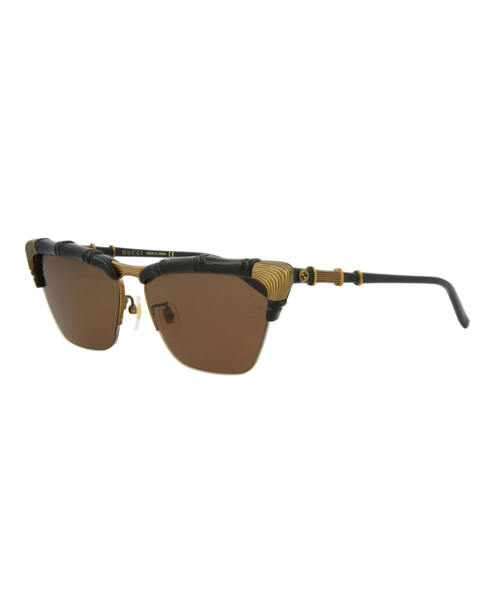 Gucci GG 0660S 30008580 001 Cat-Eye Plastic Black Sunglasses with Brown Lens sold by Gaffos product image thumbnail 2
