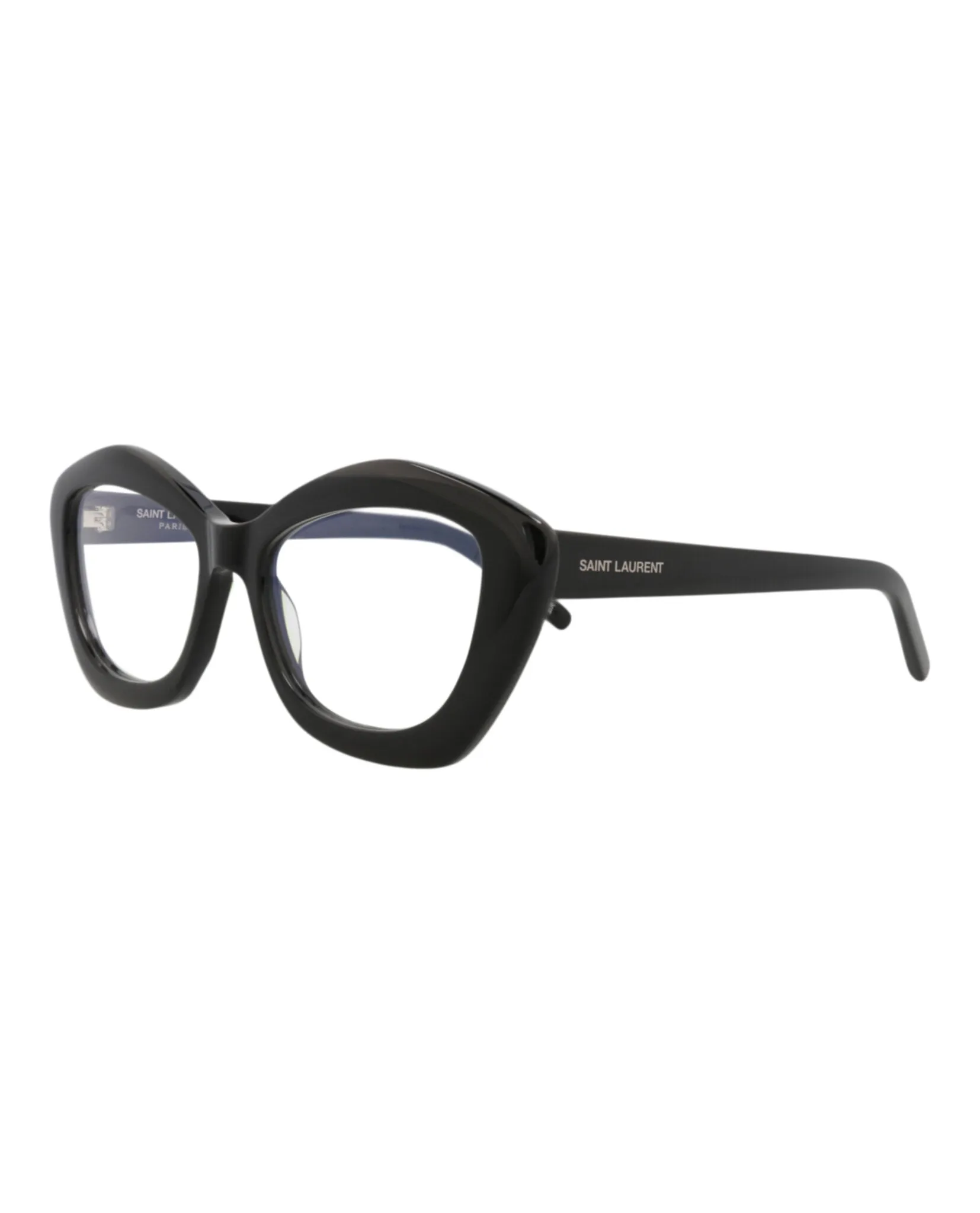 Saint Laurent SL 68OPT 30013078 001 Cat-Eye Plastic Black Optical Frames with Transparent Lens sold by Gaffos product image thumbnail 2