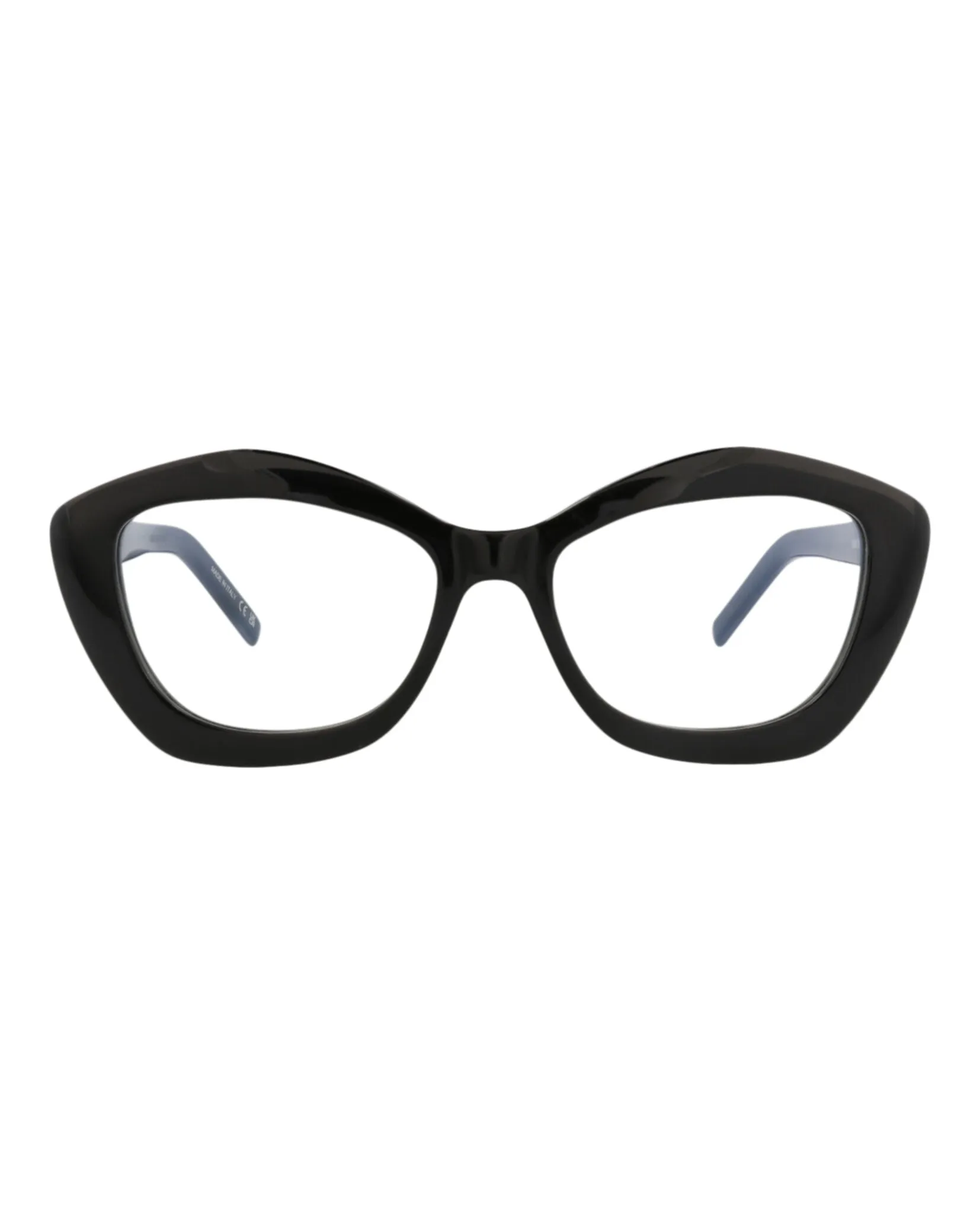 Saint Laurent SL 68OPT 30013078 001 Cat-Eye Plastic Black Optical Frames with Transparent Lens sold by Gaffos