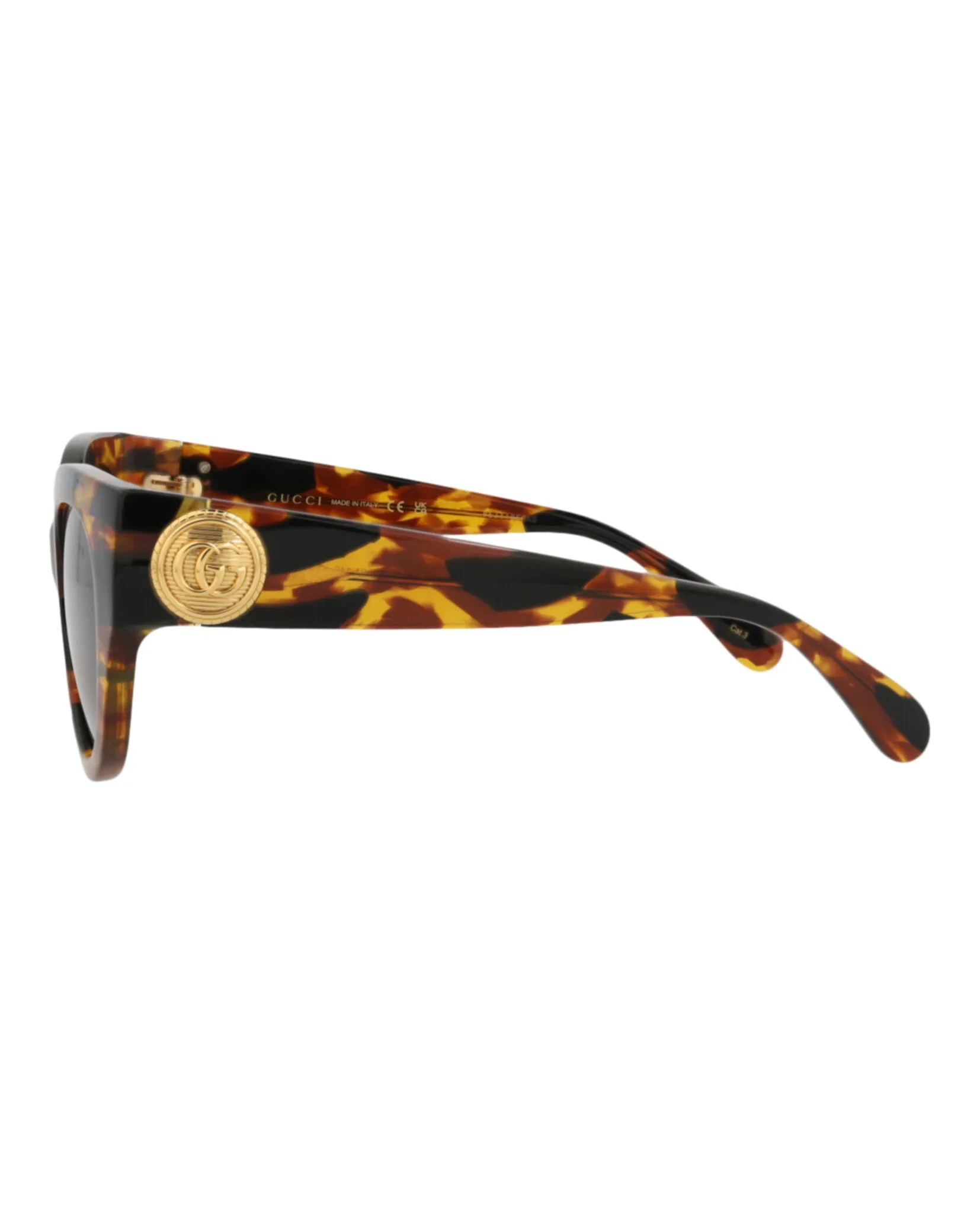 Gucci GG 1408S 30014417 002 Cat-Eye Plastic Havana Sunglasses with Brown Lens sold by Gaffos product image thumbnail 3
