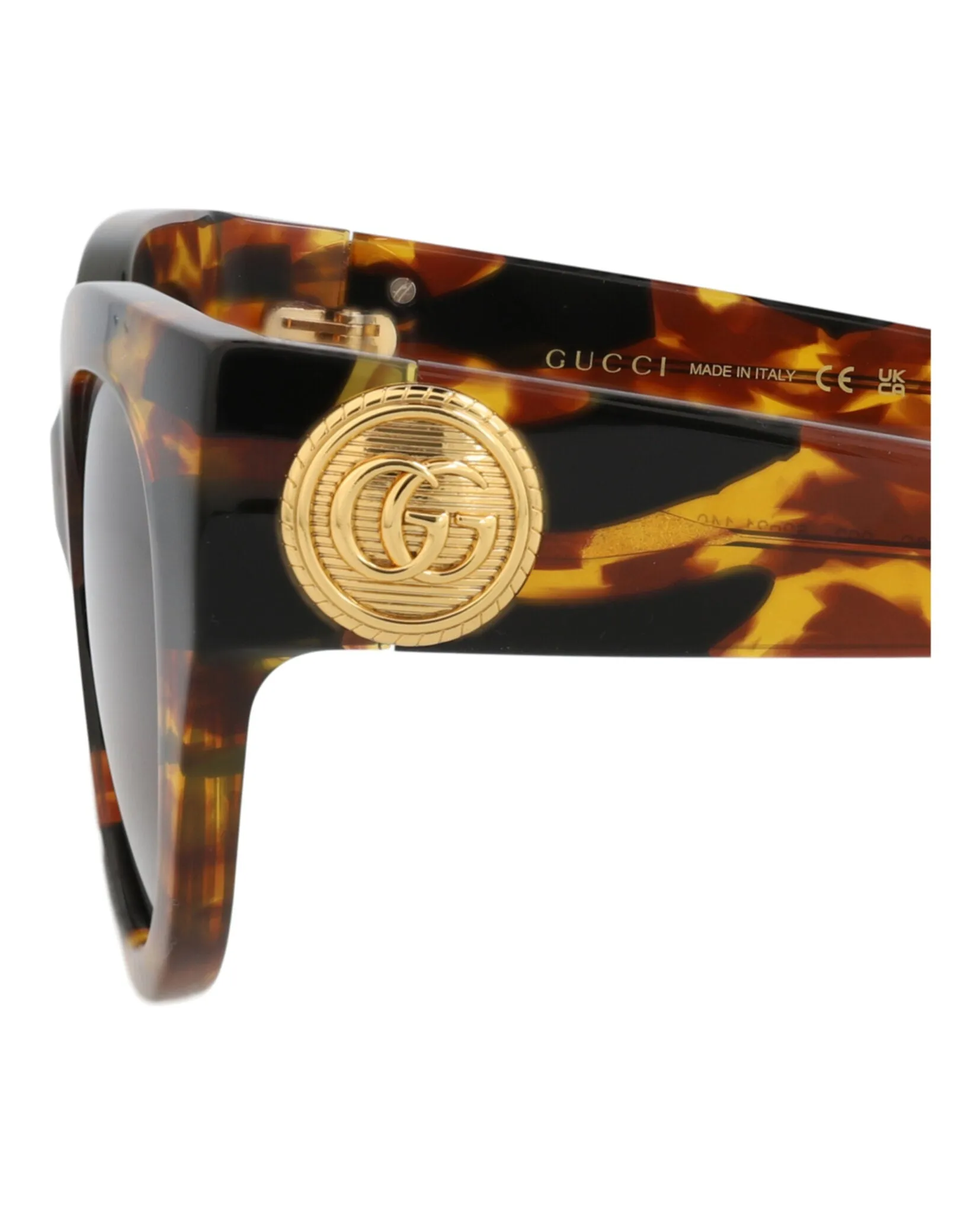 Gucci GG 1408S 30014417 002 Cat-Eye Plastic Havana Sunglasses with Brown Lens sold by Gaffos product image thumbnail 4