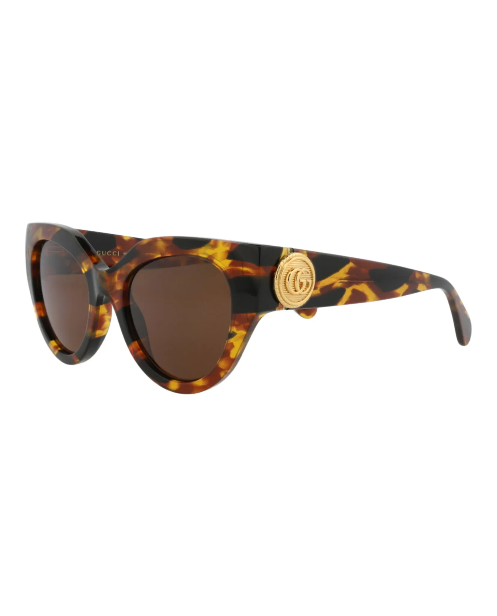 Gucci GG 1408S 30014417 002 Cat-Eye Plastic Havana Sunglasses with Brown Lens sold by Gaffos product image thumbnail 2