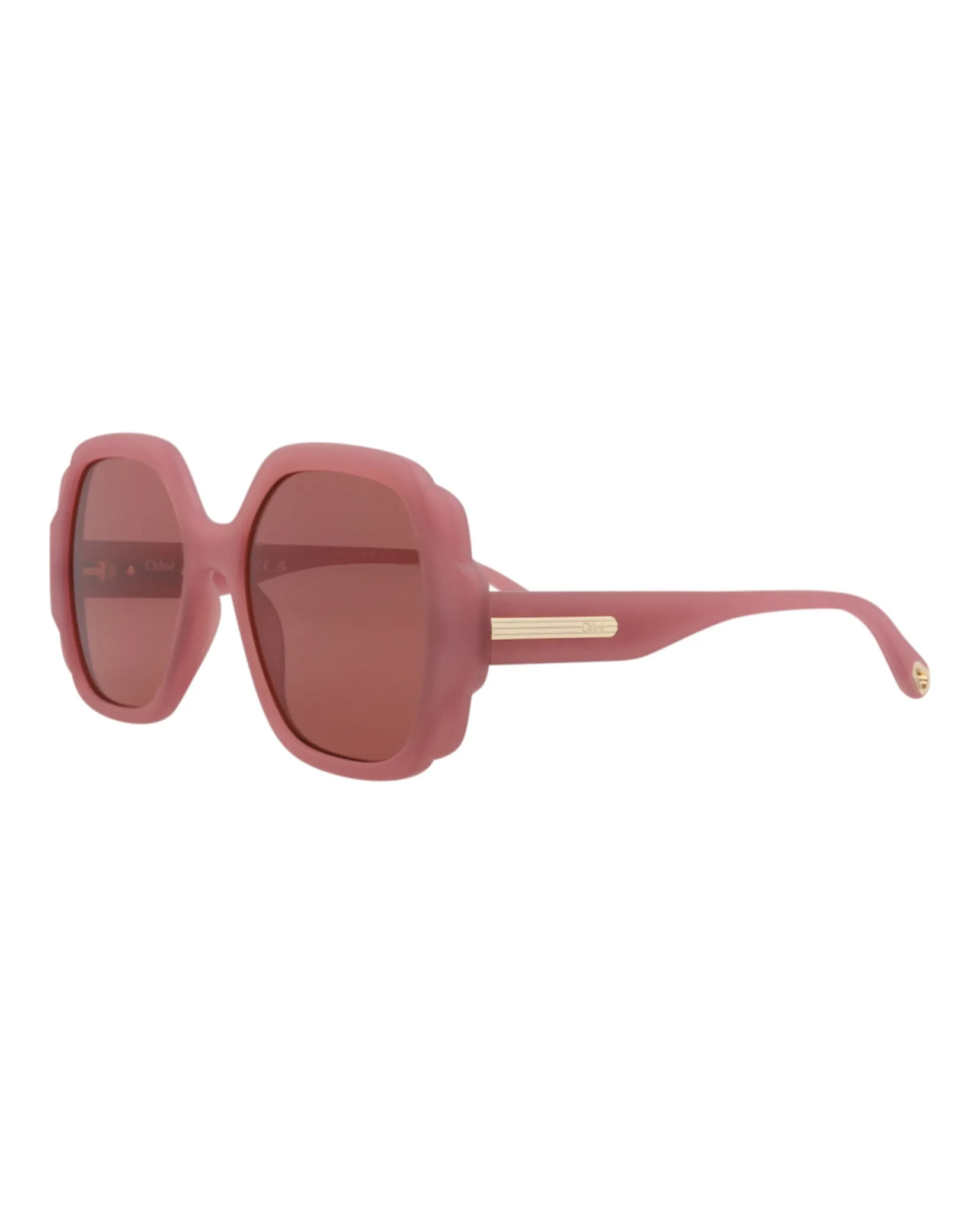 Chloé CH 0121S 30013586 003 Round Plastic Violet Sunglasses with Red Lens sold by Gaffos product image thumbnail 2