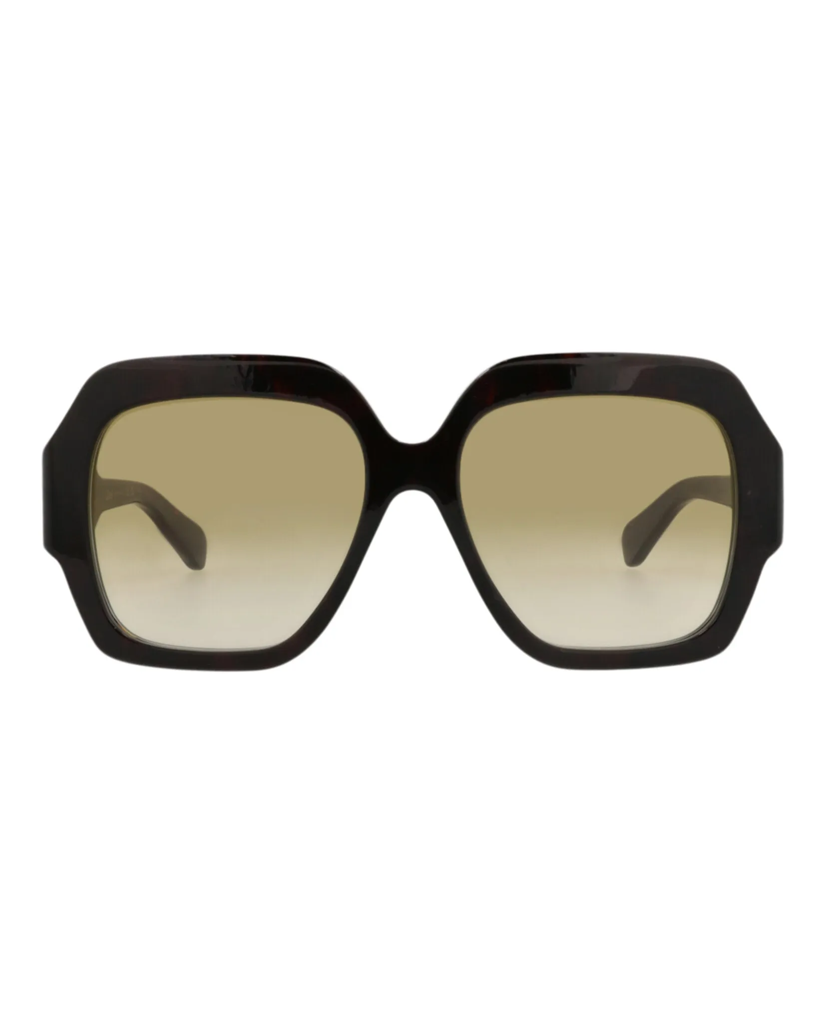 Chloé CH 0154S 30014079 002 Square Plastic Havana Sunglasses with Brown Lens sold by Gaffos