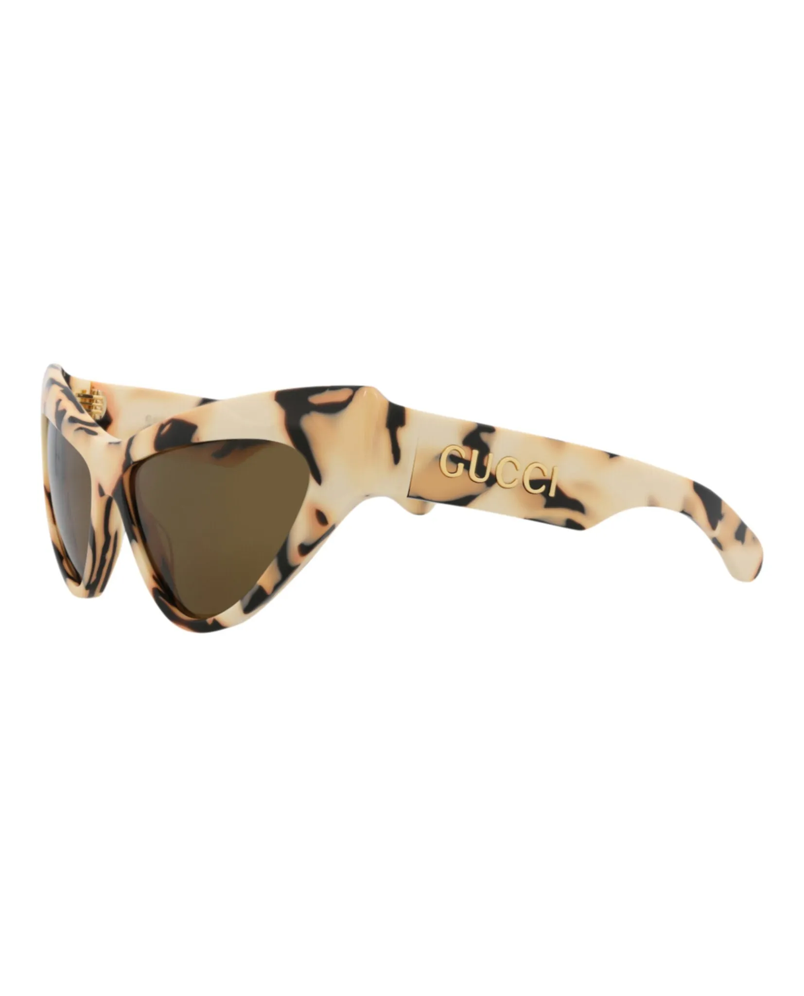 Gucci GG 1294S 30013847 003 Cat-Eye Plastic Ivory Sunglasses with Brown Lens sold by Gaffos product image thumbnail 2