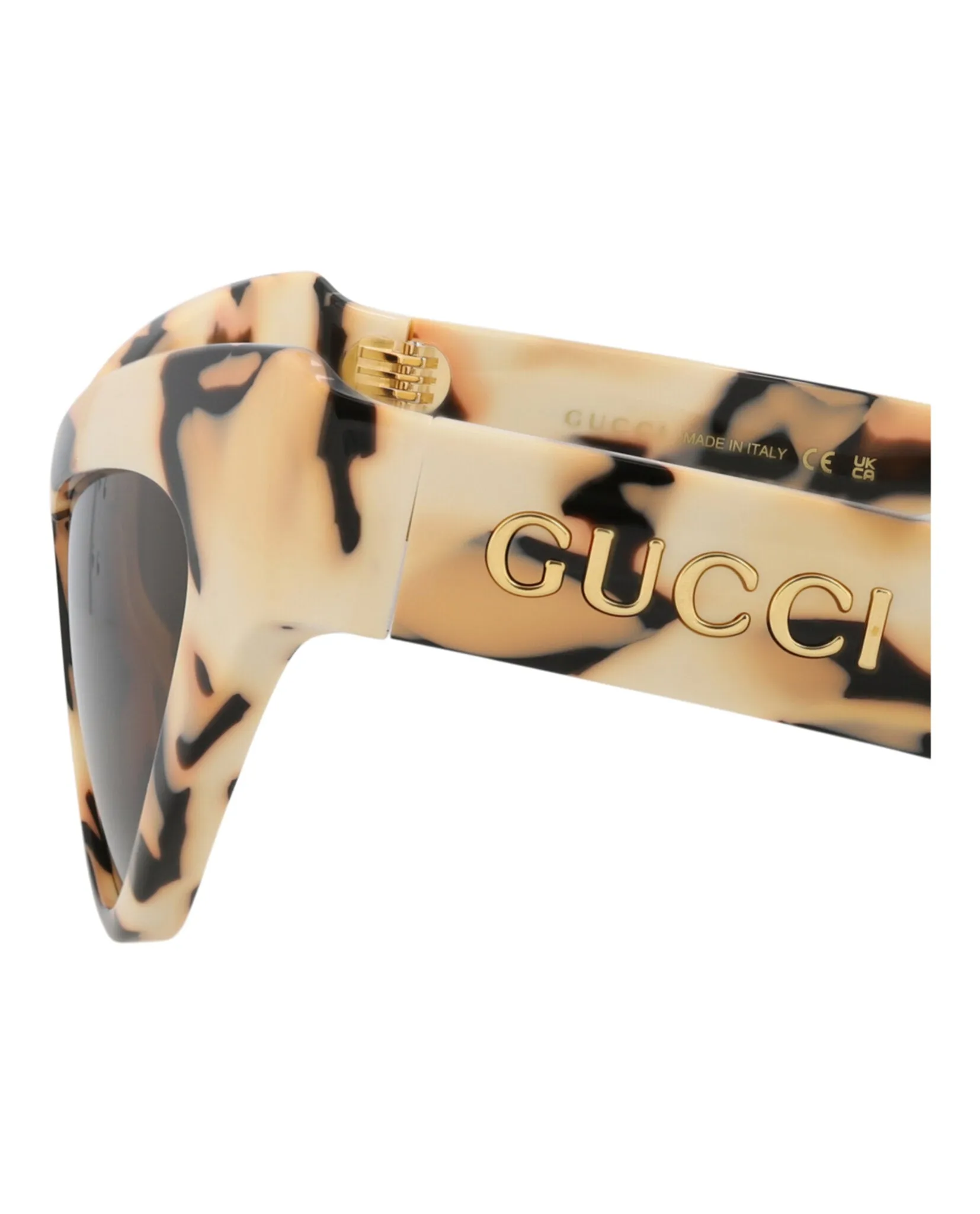 Gucci GG 1294S 30013847 003 Cat-Eye Plastic Ivory Sunglasses with Brown Lens sold by Gaffos product image thumbnail 4