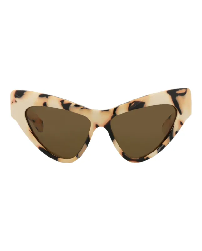Gucci GG 1294S 30013847 003 Cat-Eye Plastic Ivory Sunglasses with Brown Lens sold by Gaffos