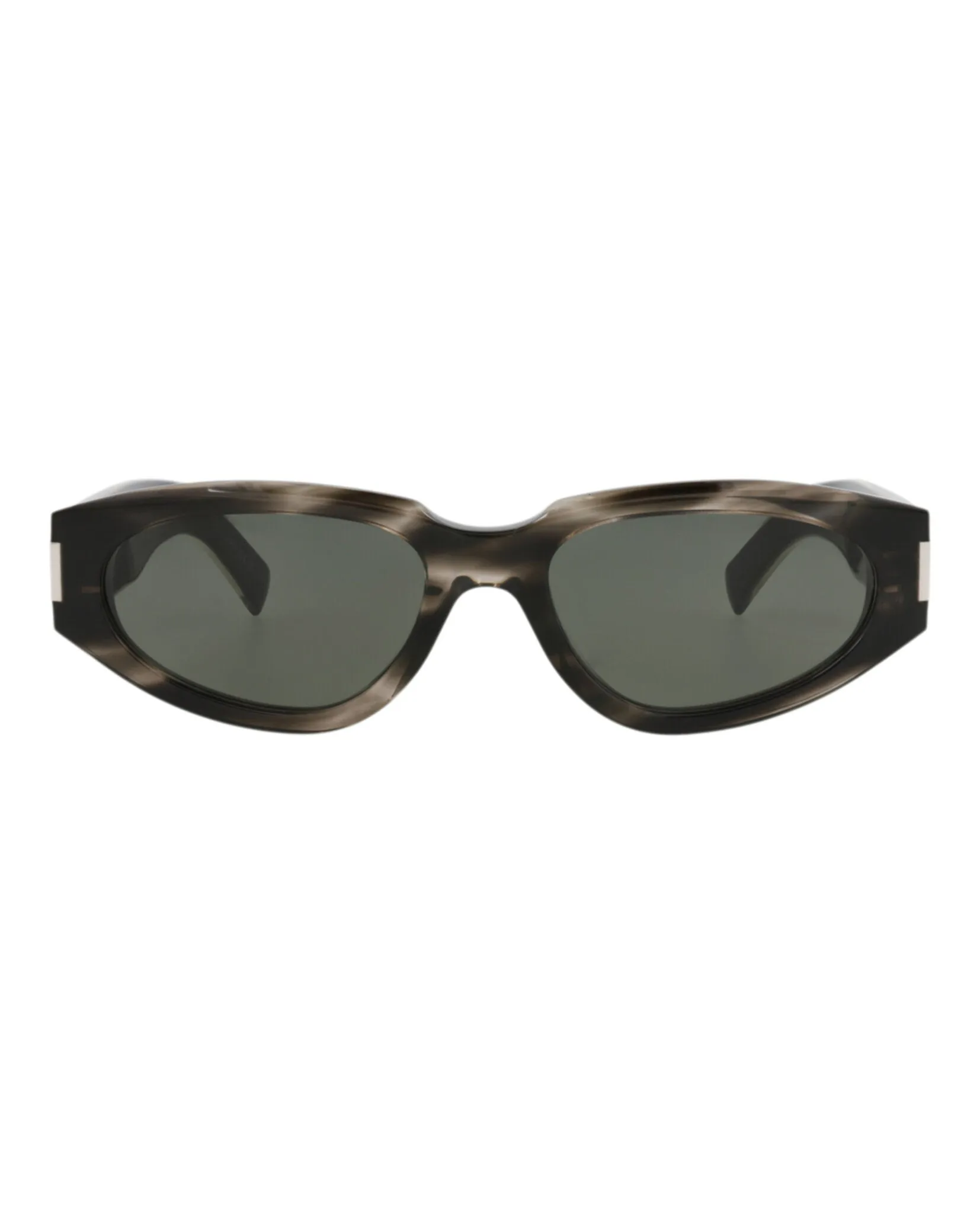 Saint Laurent SL 618 30014642 004 Round Plastic Crystal Sunglasses with Grey Lens sold by Gaffos