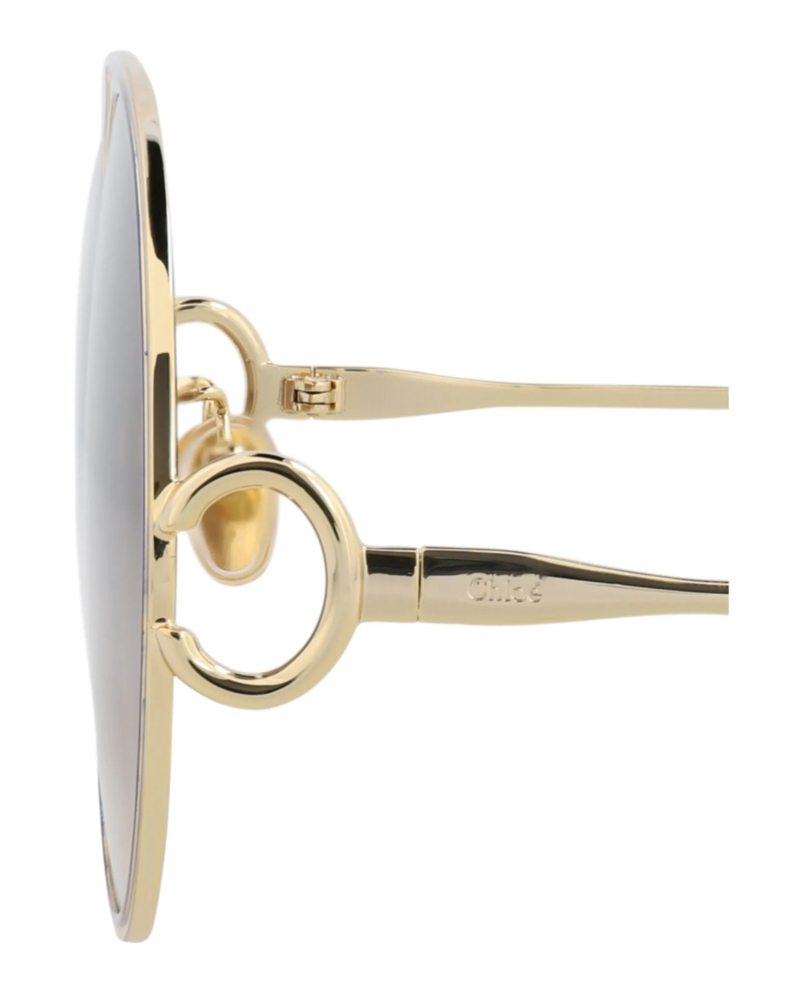 Chloé CH 0145S 30013642 003 Aviator Metal Gold Sunglasses with Brown Lens sold by Gaffos product image thumbnail 4