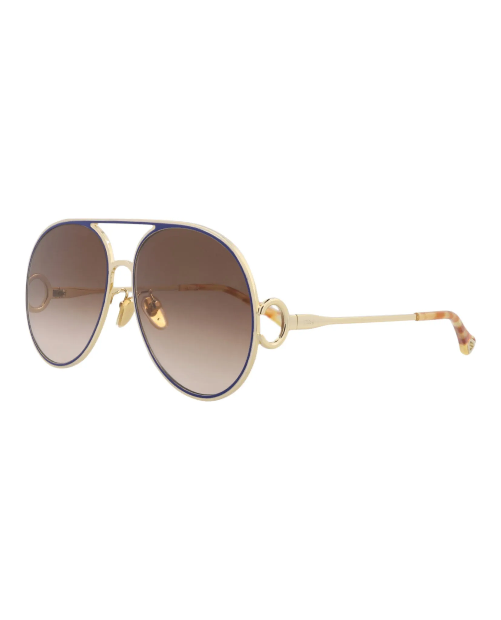 Chloé CH 0145S 30013642 003 Aviator Metal Gold Sunglasses with Brown Lens sold by Gaffos product image thumbnail 2