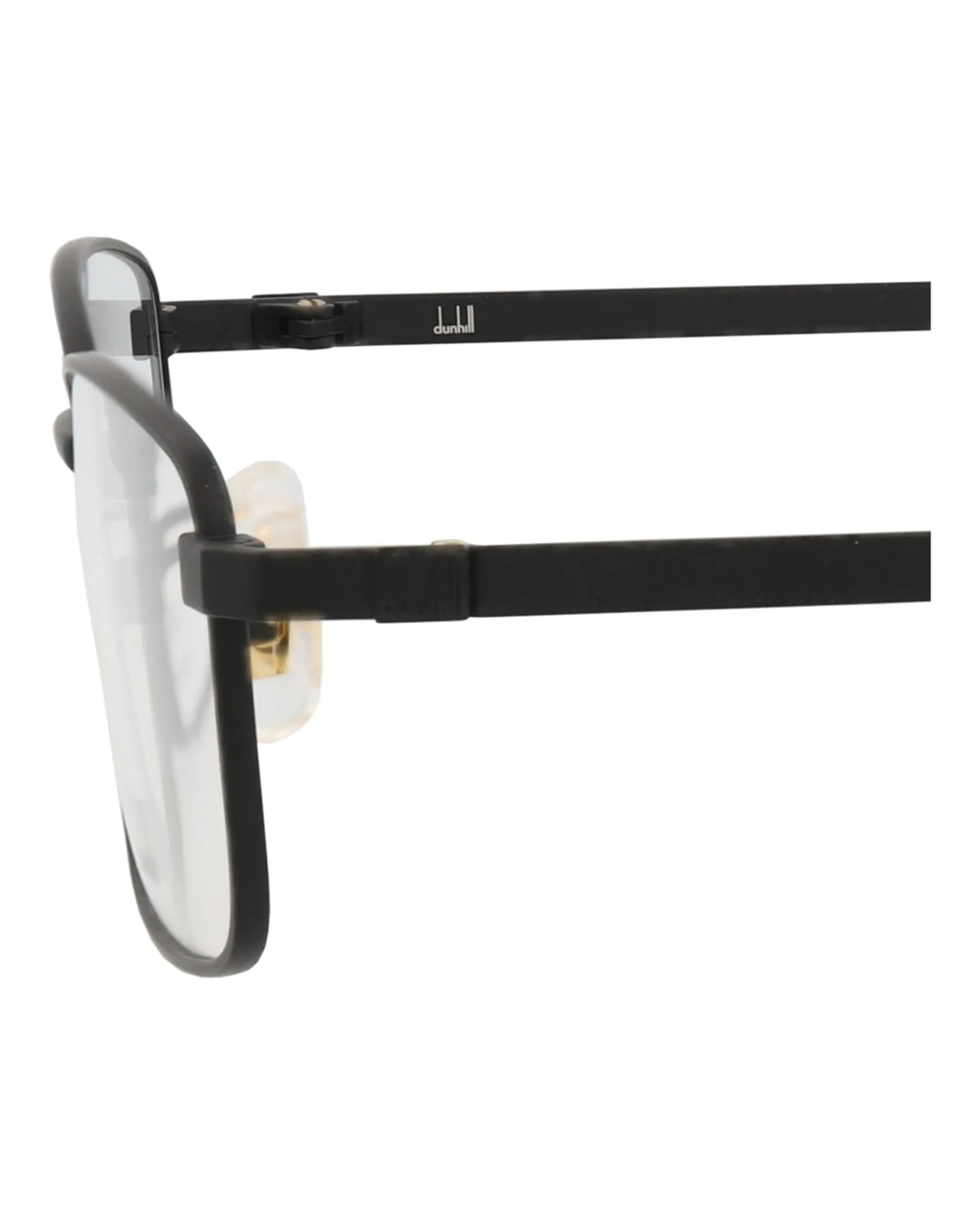 Dunhill DU 0015OJ 30009708 002 Square Metal Black Optical Frames with Transparent Lens sold by Gaffos product image thumbnail 3