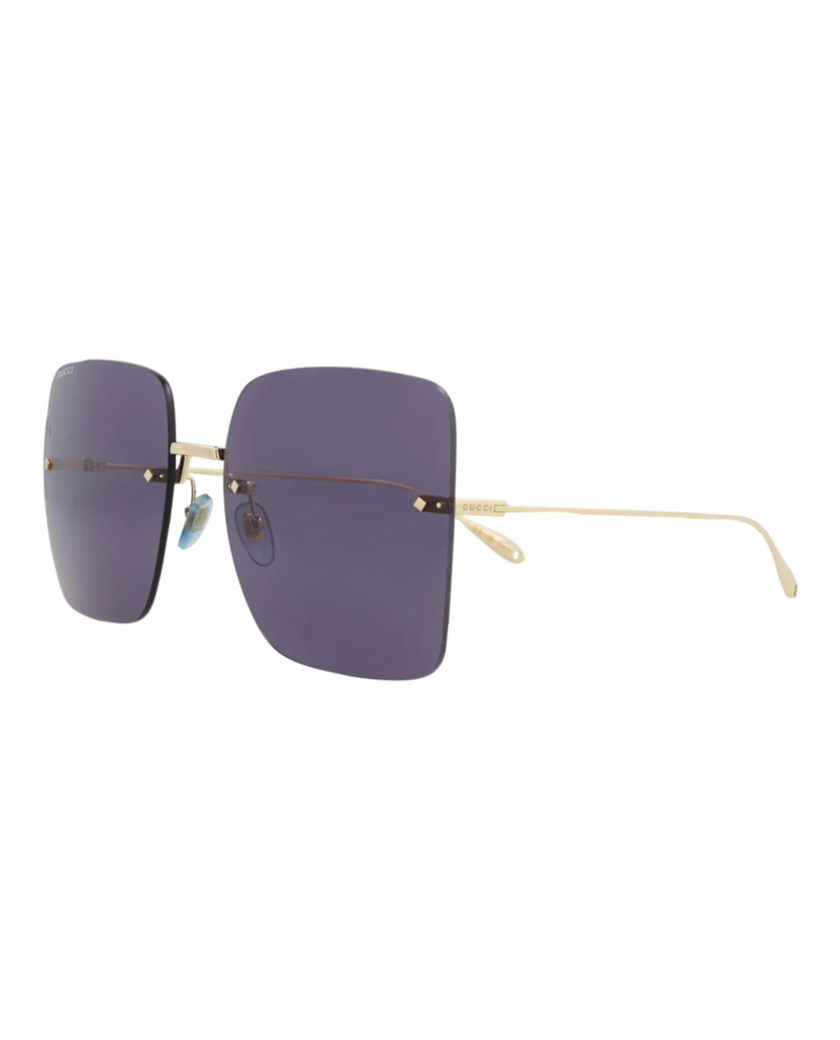 Gucci GG 1147S 30012721 004 Square Metal Gold Sunglasses with Blue Lens sold by Gaffos product image thumbnail 2