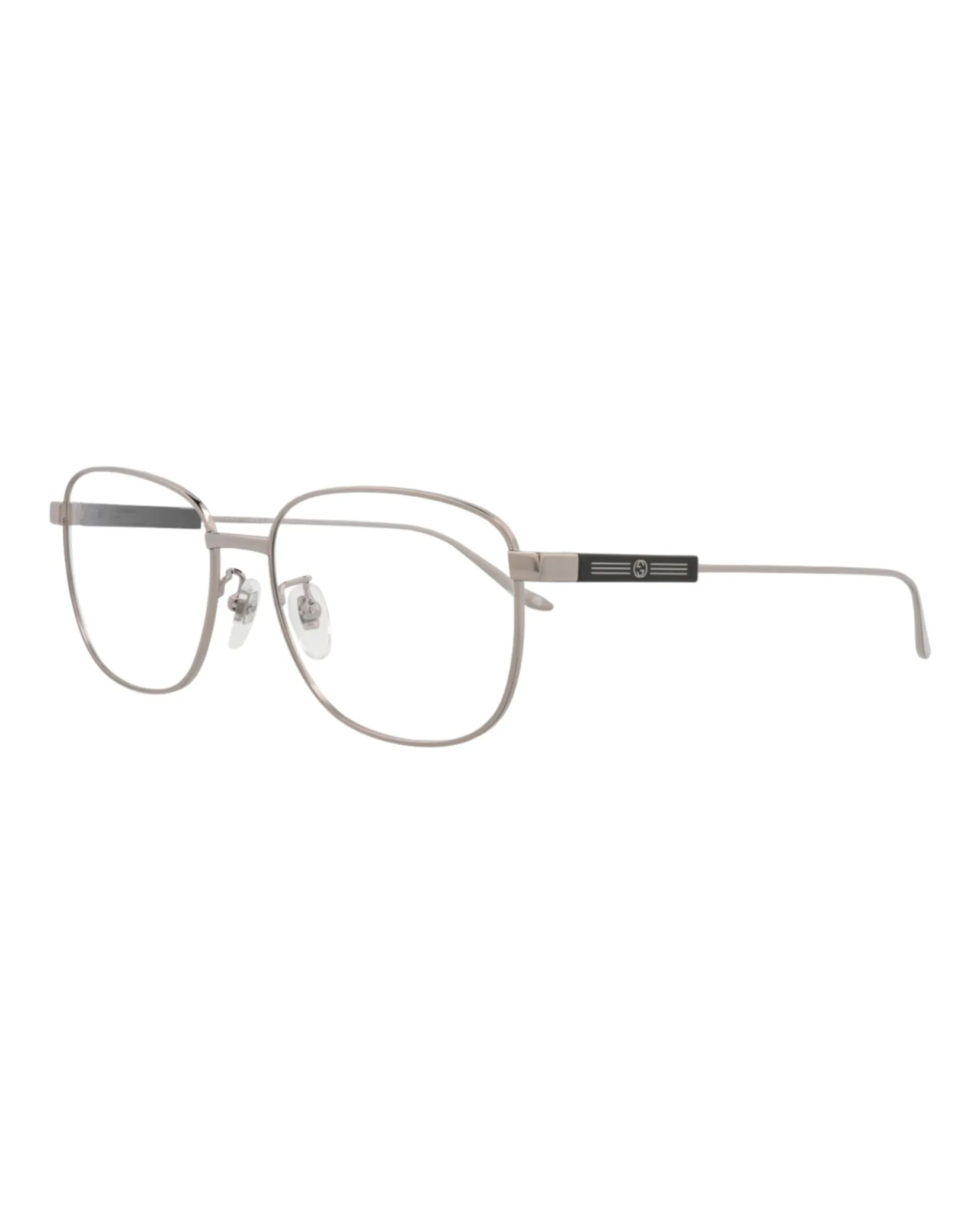 Gucci GG 1312O 30013899 001 Square Metal Ruthenium Optical Frames with Transparent Lens sold by Gaffos product image thumbnail 2