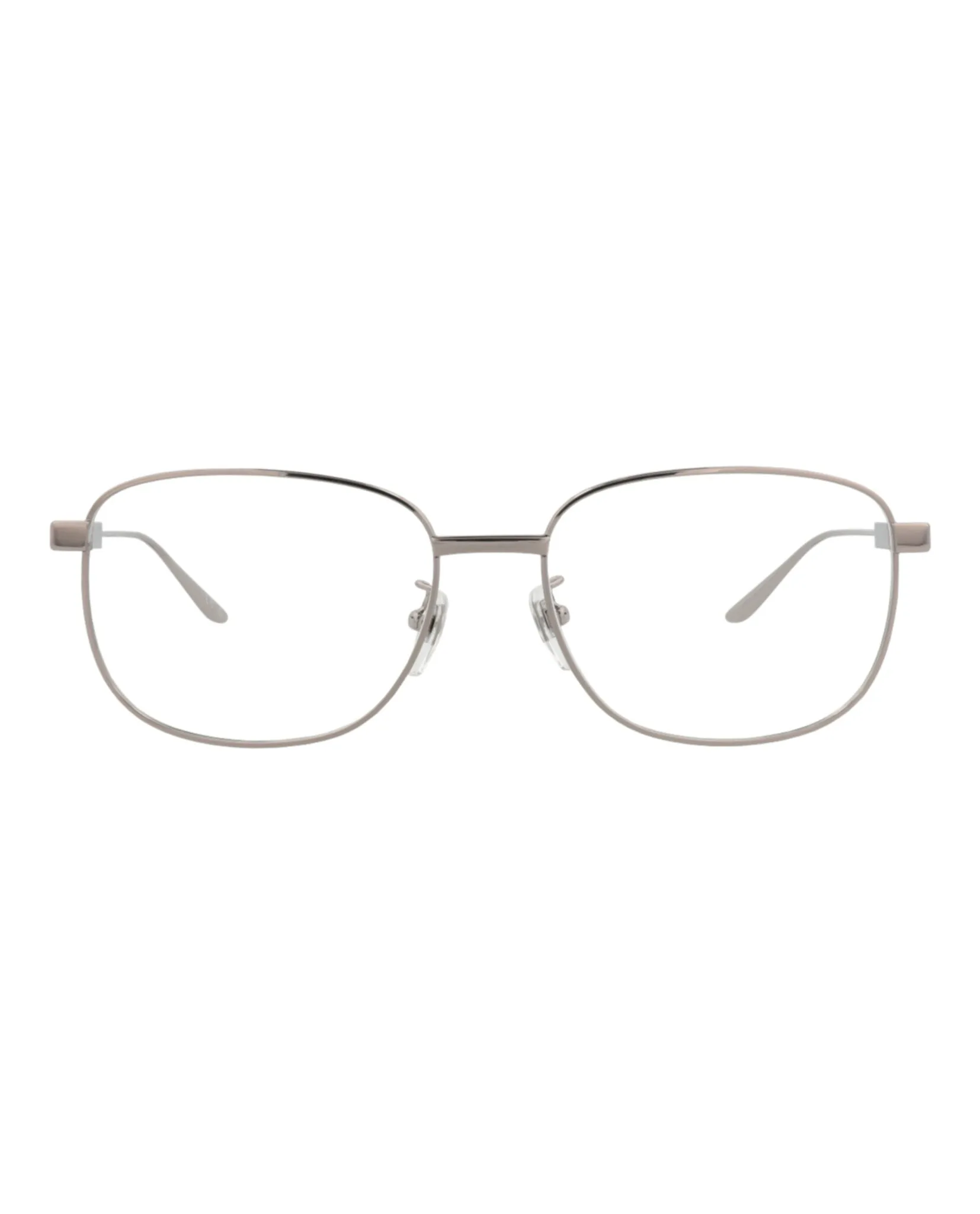 Gucci GG 1312O 30013899 001 Square Metal Ruthenium Optical Frames with Transparent Lens sold by Gaffos