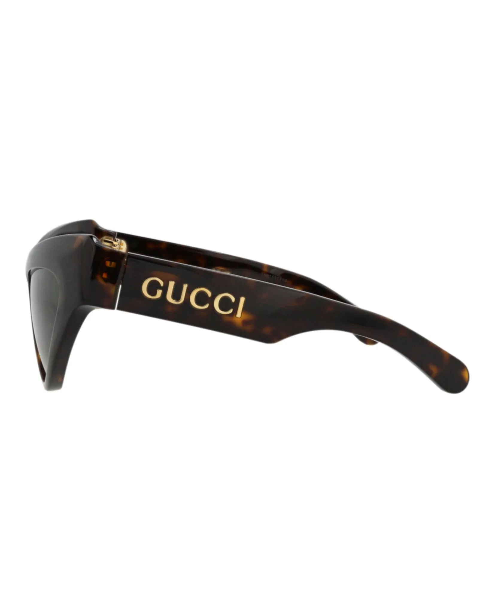 Gucci GG 1294S 30013847 004 Cat-Eye Plastic Havana Sunglasses with Green Lens sold by Gaffos product image thumbnail 3