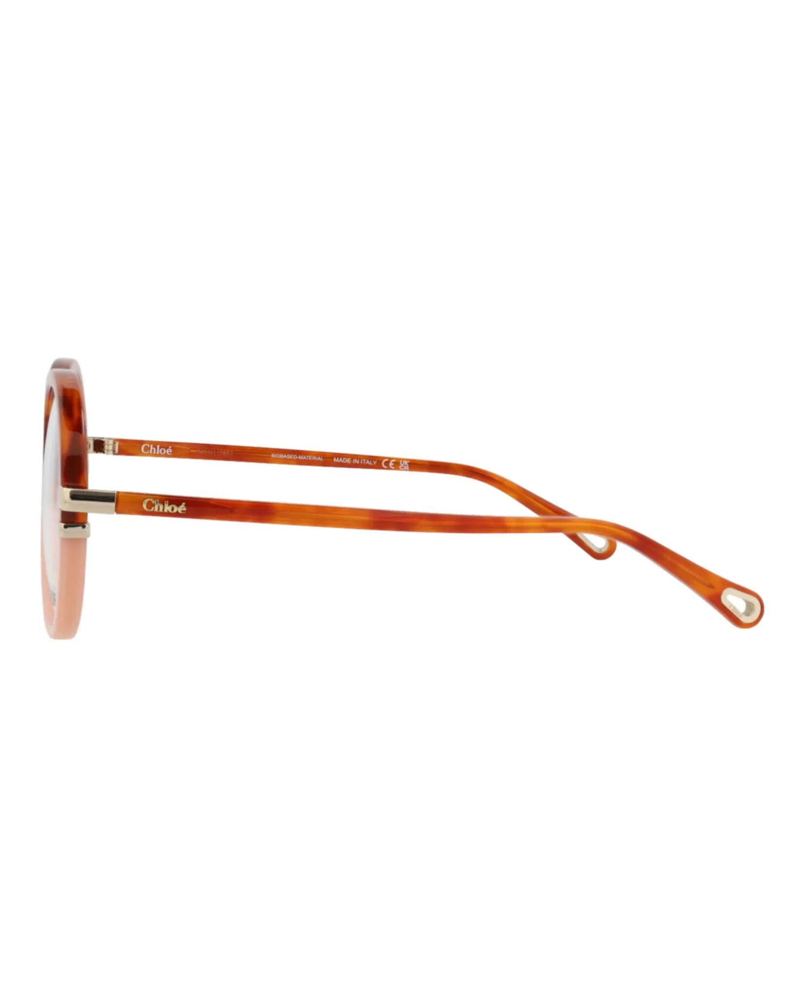 Chloé CH 0108O 30012846 003 Round Plastic Havana Optical Frames with Transparent Lens sold by Gaffos product image thumbnail 3