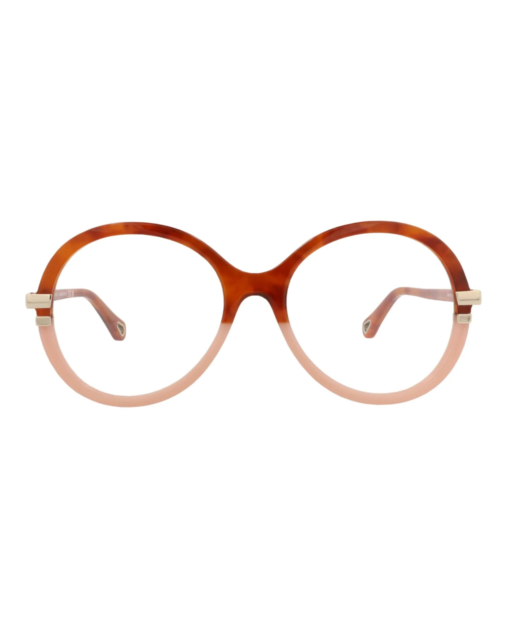 Chloé CH 0108O 30012846 003 Round Plastic Havana Optical Frames with Transparent Lens sold by Gaffos