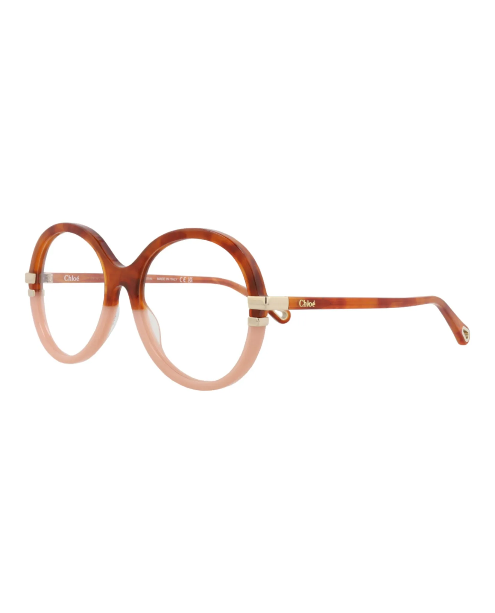 Chloé CH 0108O 30012846 003 Round Plastic Havana Optical Frames with Transparent Lens sold by Gaffos product image thumbnail 2