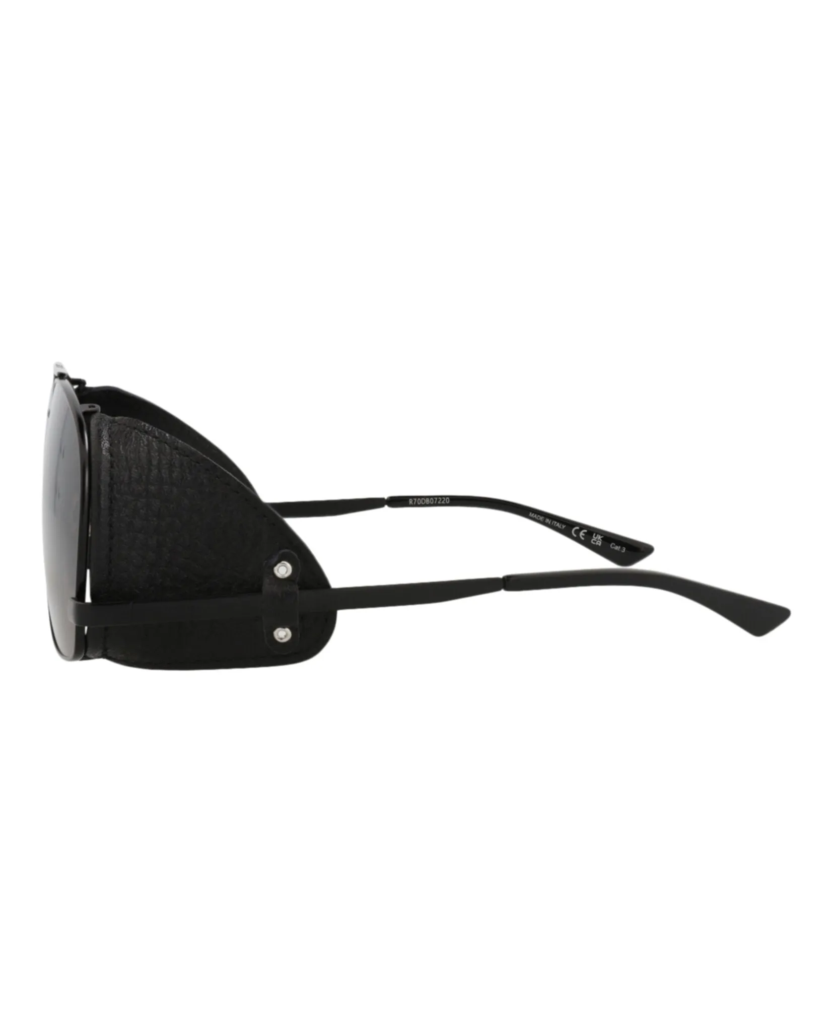 Saint Laurent SL 653LEONL 30015641 002 Aviator Metal Black Sunglasses with Black Lens sold by Gaffos product image thumbnail 3