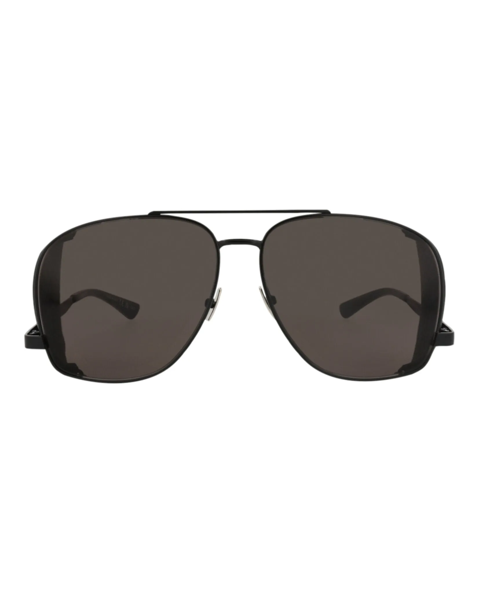 Saint Laurent SL 653LEONL 30015641 002 Aviator Metal Black Sunglasses with Black Lens sold by Gaffos