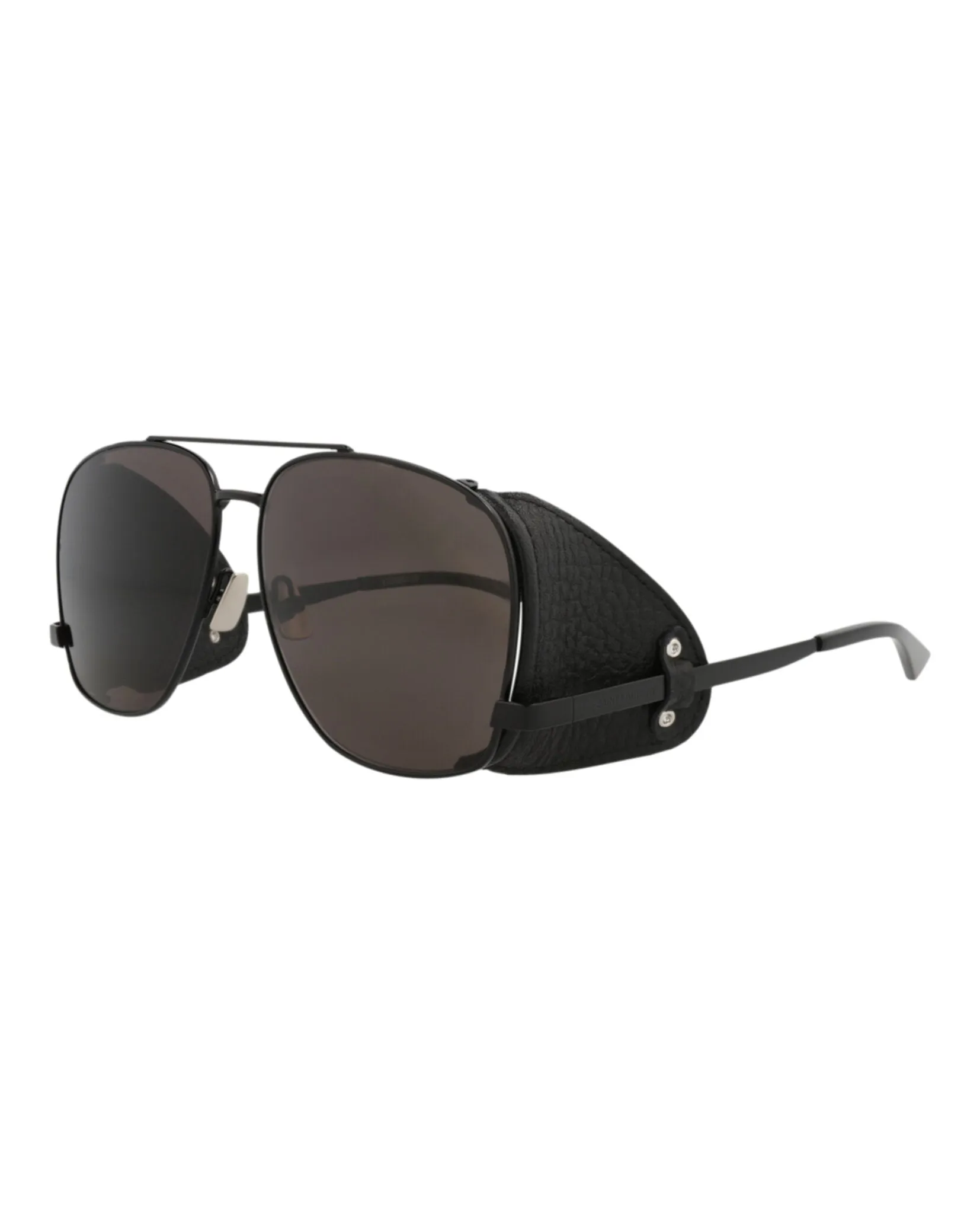 Saint Laurent SL 653LEONL 30015641 002 Aviator Metal Black Sunglasses with Black Lens sold by Gaffos product image thumbnail 2