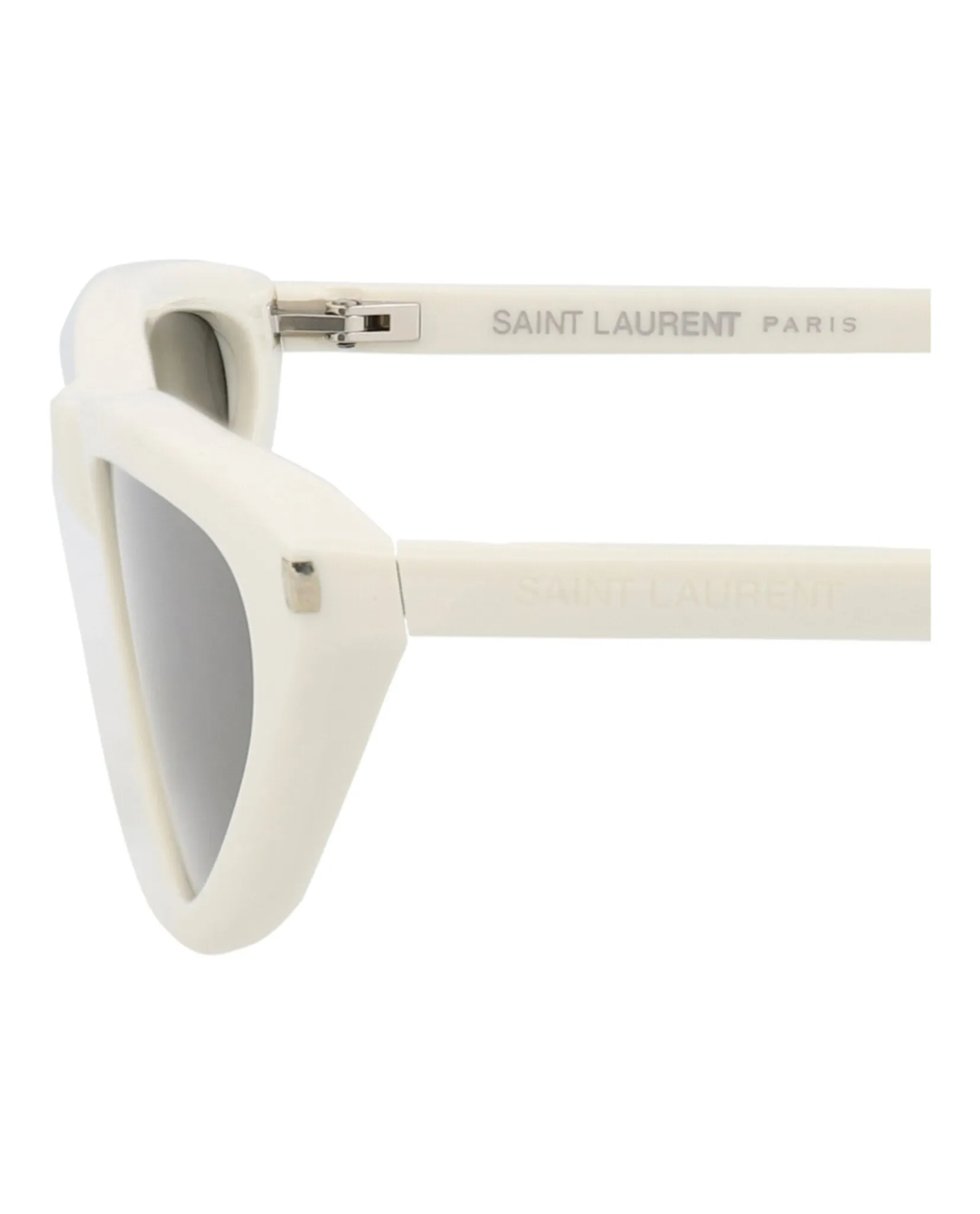 Saint Laurent SL 703 30015705 003 Cat-Eye Plastic White Sunglasses with Grey Lens sold by Gaffos product image thumbnail 4