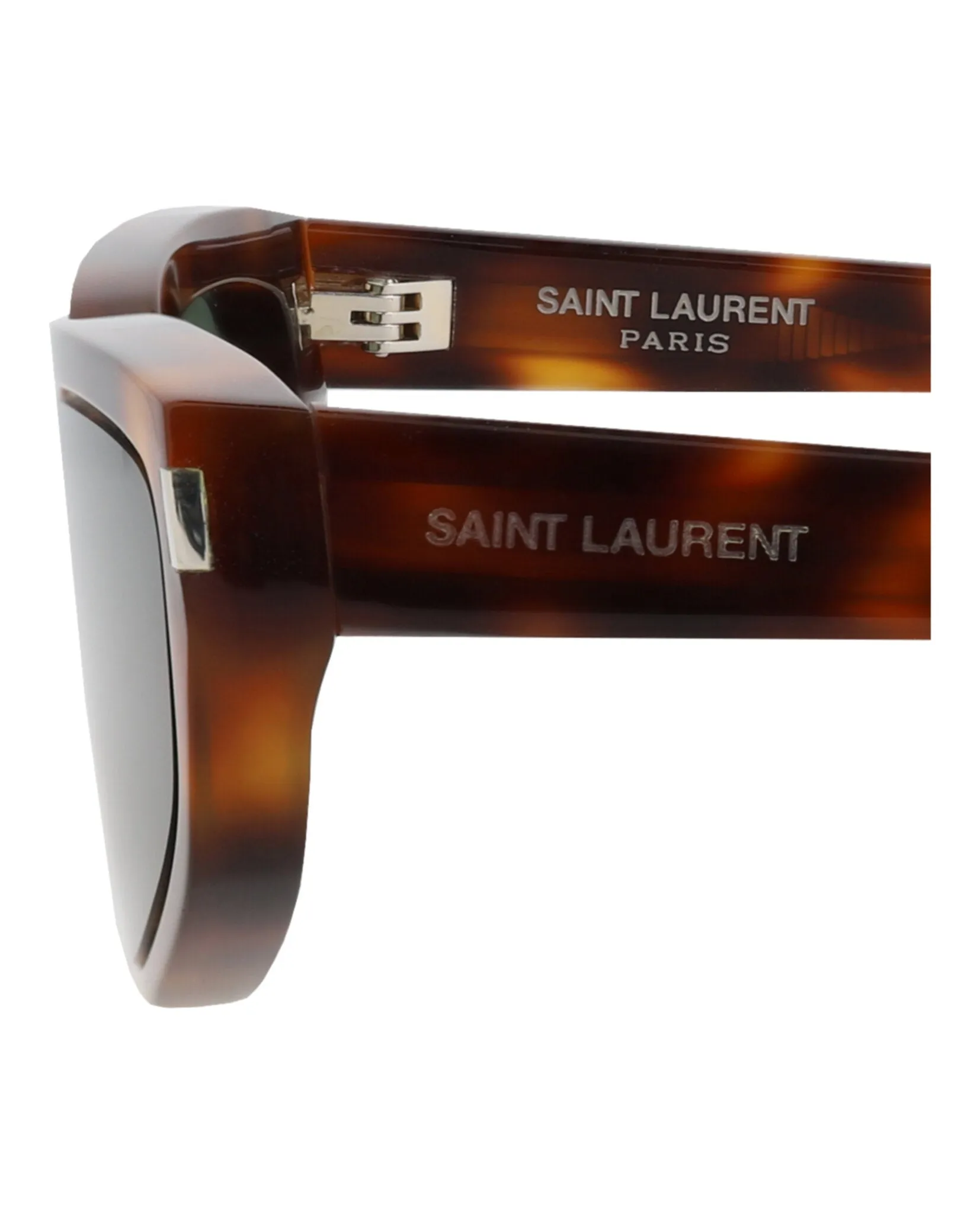 Saint Laurent SL 634NOVA 30014744 003 Cat-Eye Plastic Havana Sunglasses with Green Lens sold by Gaffos product image thumbnail 4