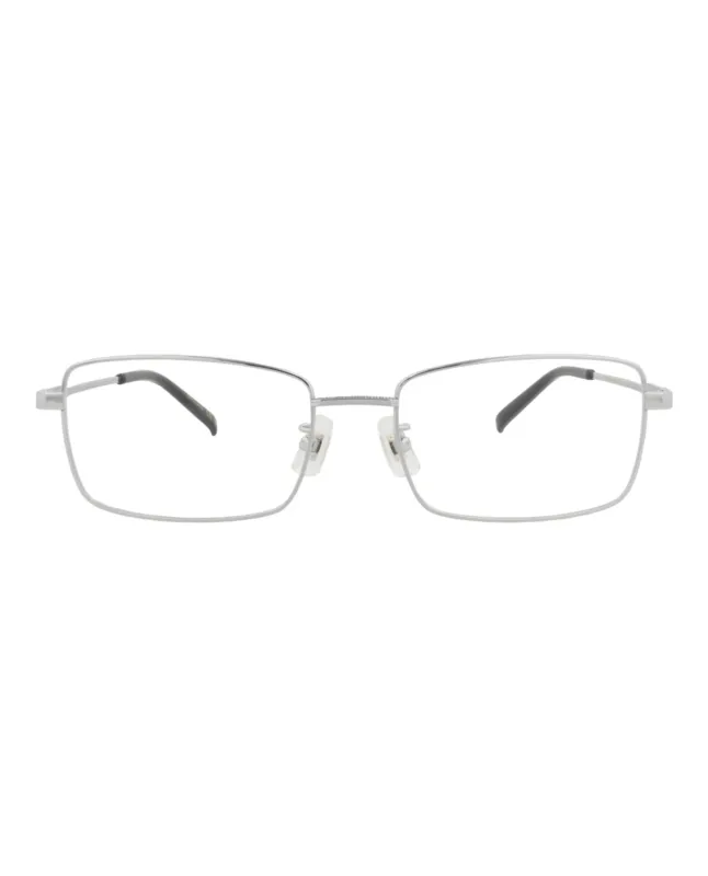 Dunhill DU 0068OA 30014066 008 Square Metal Silver Optical Frames with Transparent Lens sold by Gaffos