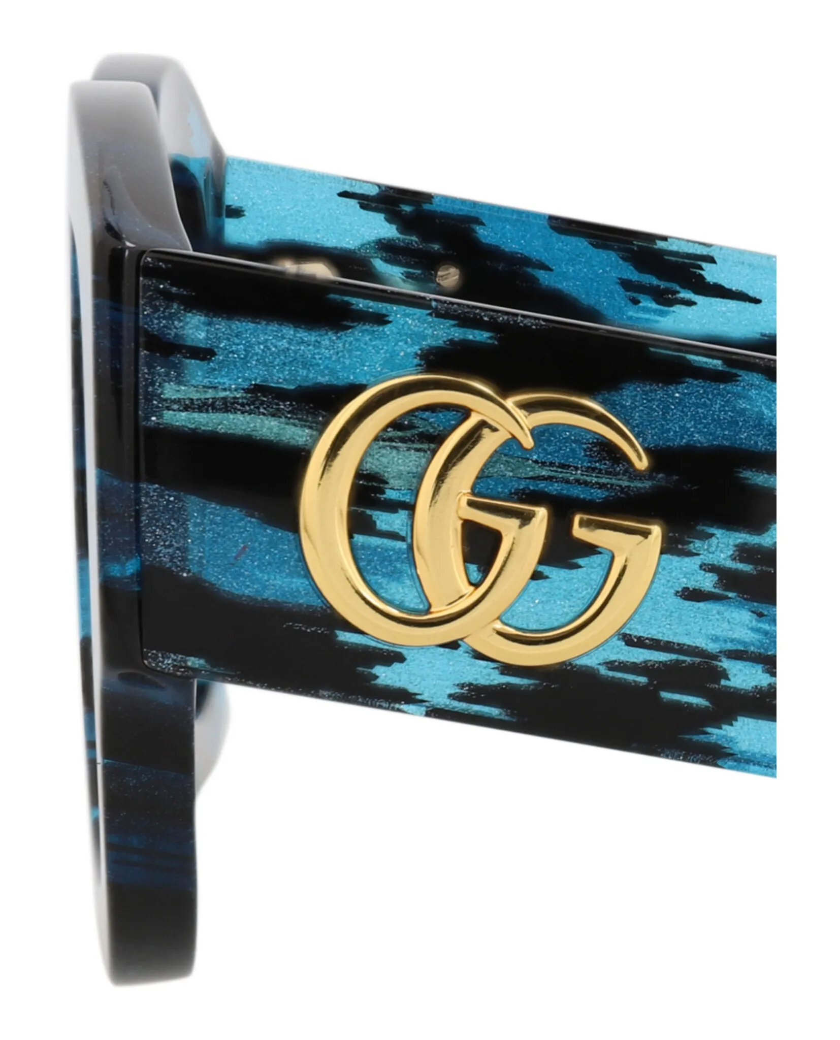 Gucci GG 1546S 30014824 003 Square Plastic Black Sunglasses with Violet Lens sold by Gaffos product image thumbnail 4