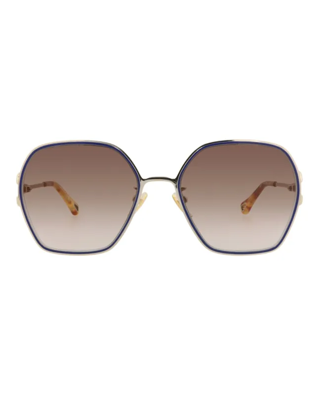 Chloé CH 0146S 30013640 003 Round Metal Gold Sunglasses with Brown Lens sold by Gaffos