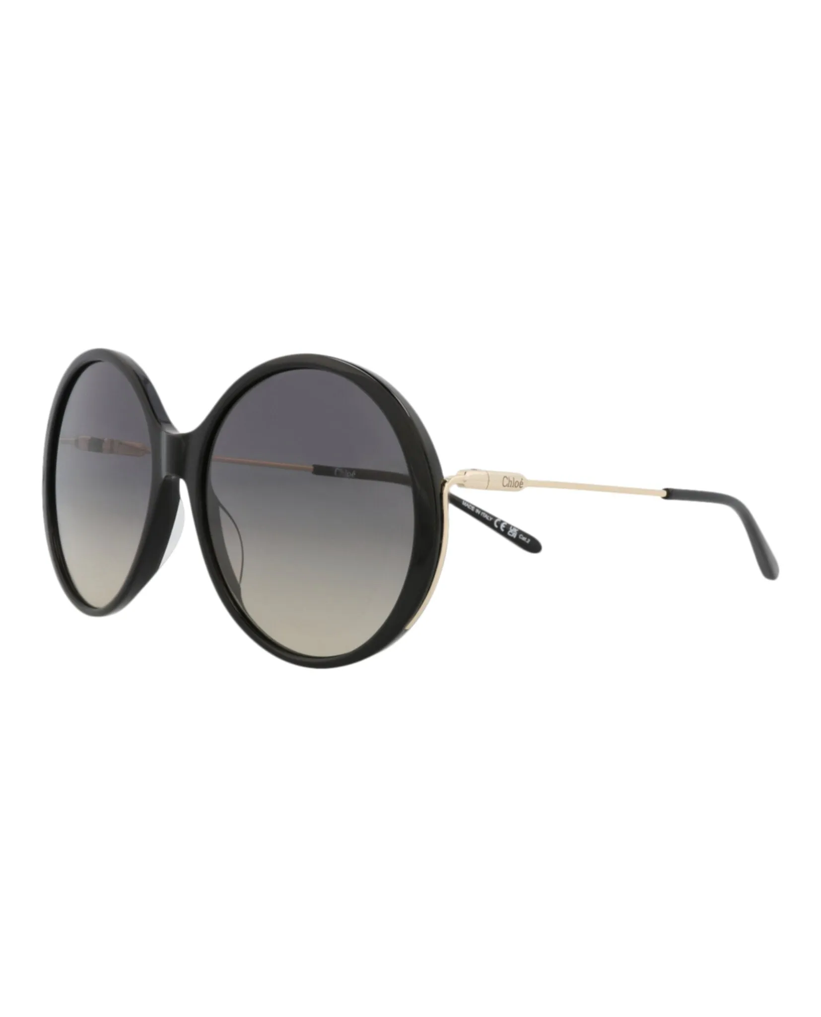 Chloé CH 0171S 30014094 001 Round Plastic Gold Sunglasses with Grey Lens sold by Gaffos product image thumbnail 2