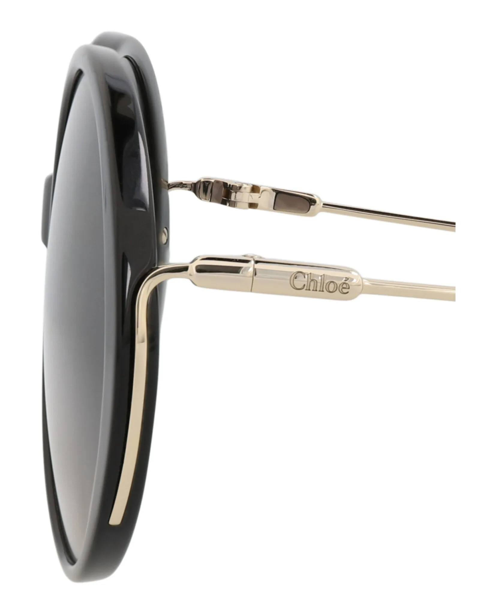 Chloé CH 0171S 30014094 001 Round Plastic Gold Sunglasses with Grey Lens sold by Gaffos product image thumbnail 4