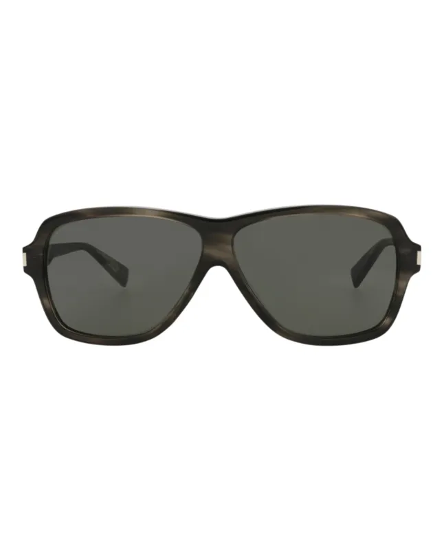Saint Laurent SL 609CAROL 30014608 004 Aviator Plastic Havana Sunglasses with Grey Lens sold by Gaffos
