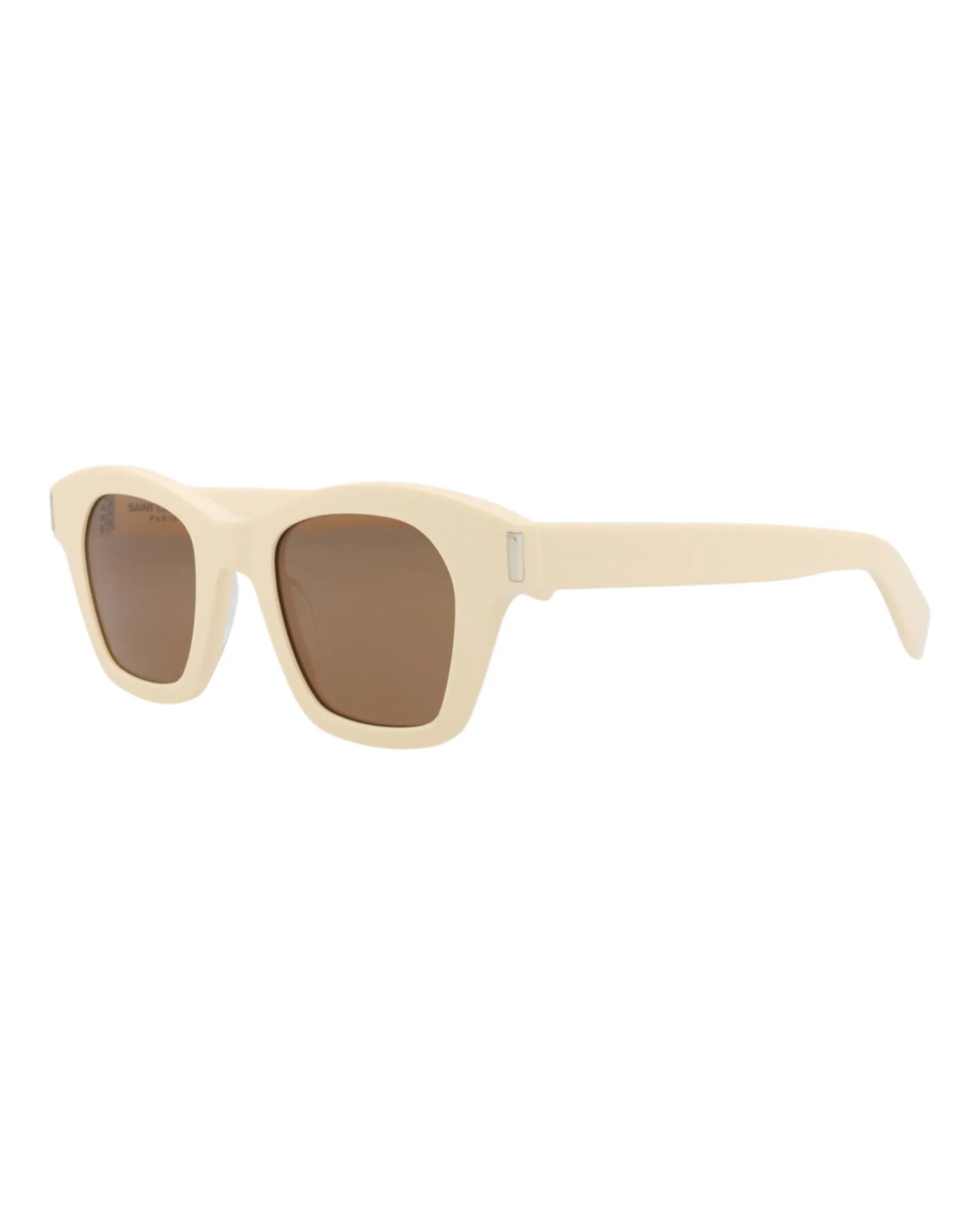 Saint Laurent SL 592 30014072 004 Square Plastic Ivory Sunglasses with Brown Lens sold by Gaffos product image thumbnail 2
