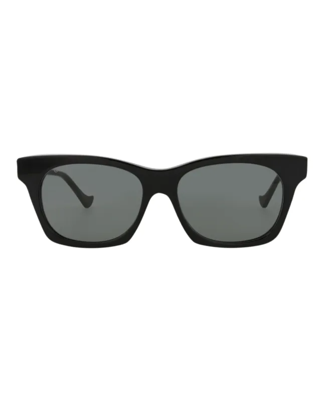 Gucci GG 1299S 30013902 001 Cat-Eye Plastic Black Sunglasses with Grey Lens sold by Gaffos