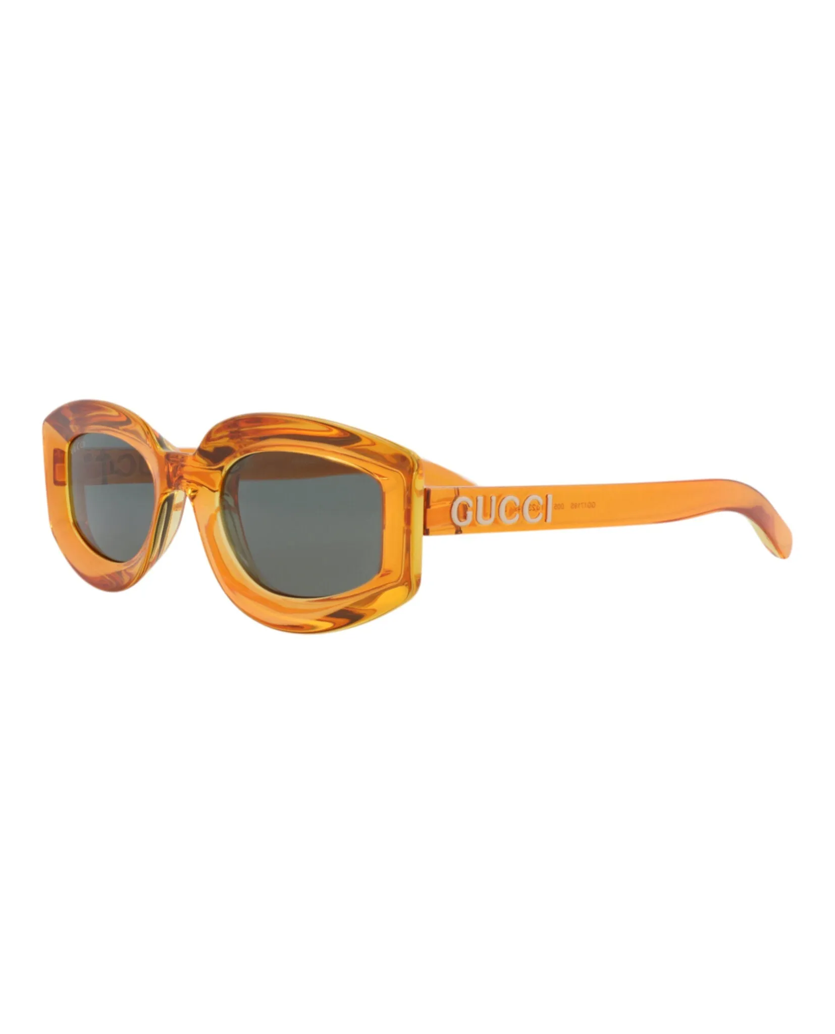 Gucci GG 1719S 30015508 005 Cat-Eye Plastic Orange Sunglasses with Grey Lens sold by Gaffos product image thumbnail 2