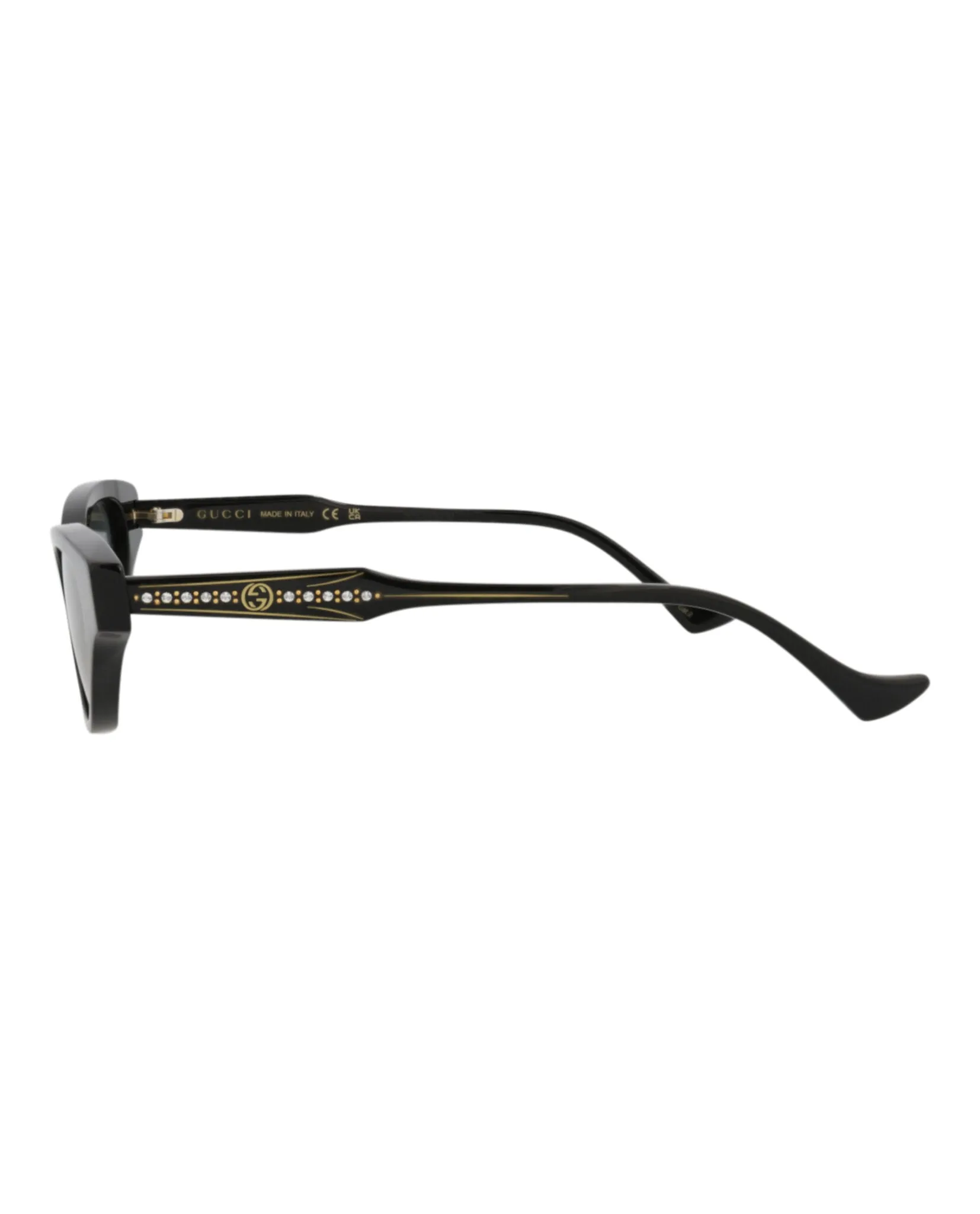 Gucci GG 1298S 30013901 001 Cat-Eye Plastic Black Sunglasses with Grey Lens sold by Gaffos product image thumbnail 3