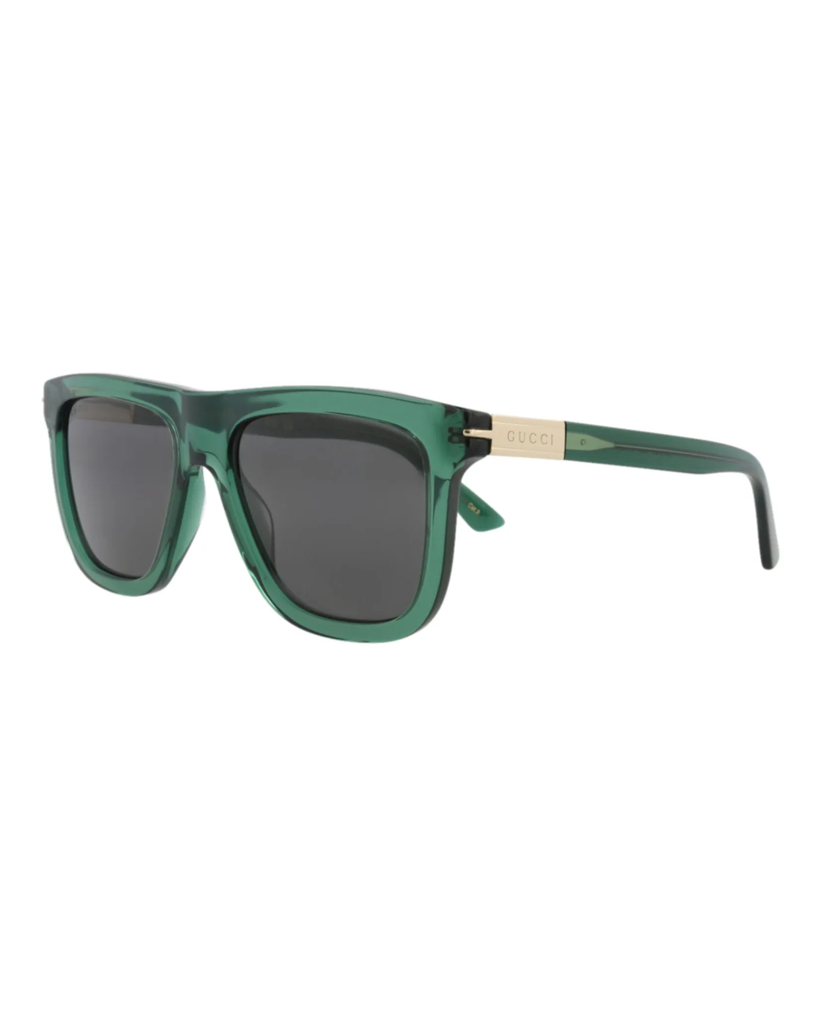 Gucci GG 1502S 30014783 003 Square Plastic Green Sunglasses with Grey Lens sold by Gaffos product image thumbnail 2