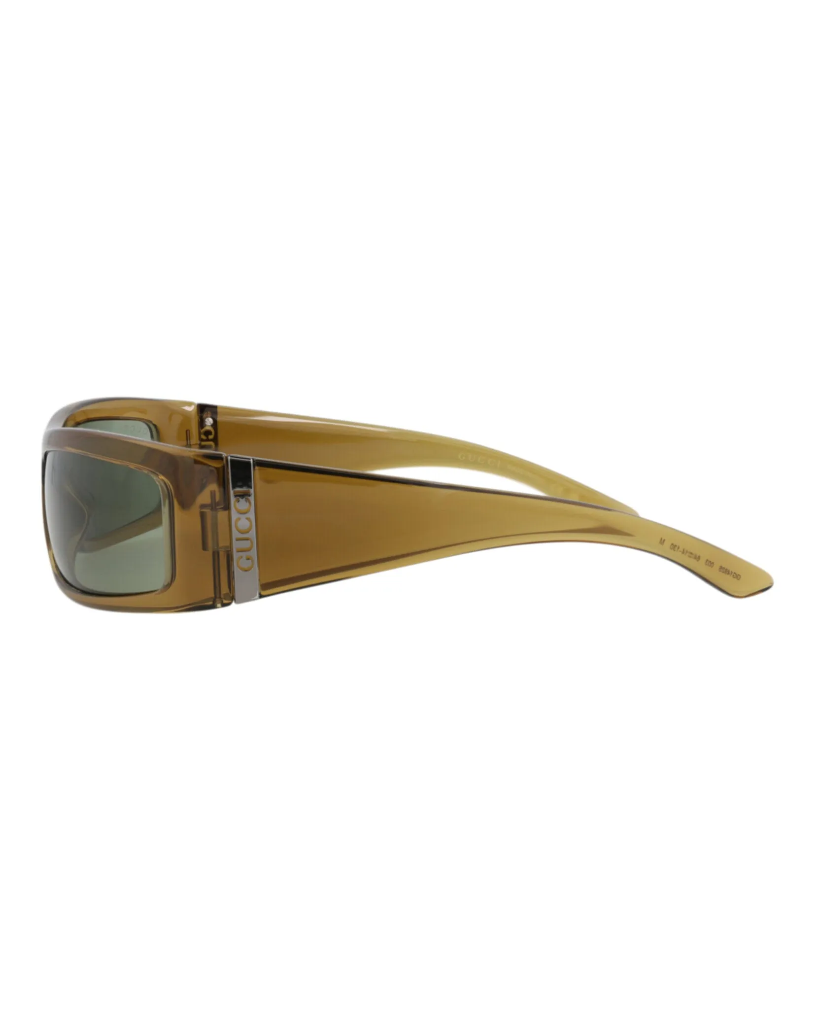 Gucci GG 1492S 30014769 003 Shield Plastic Brown Sunglasses with Green Lens sold by Gaffos product image thumbnail 3