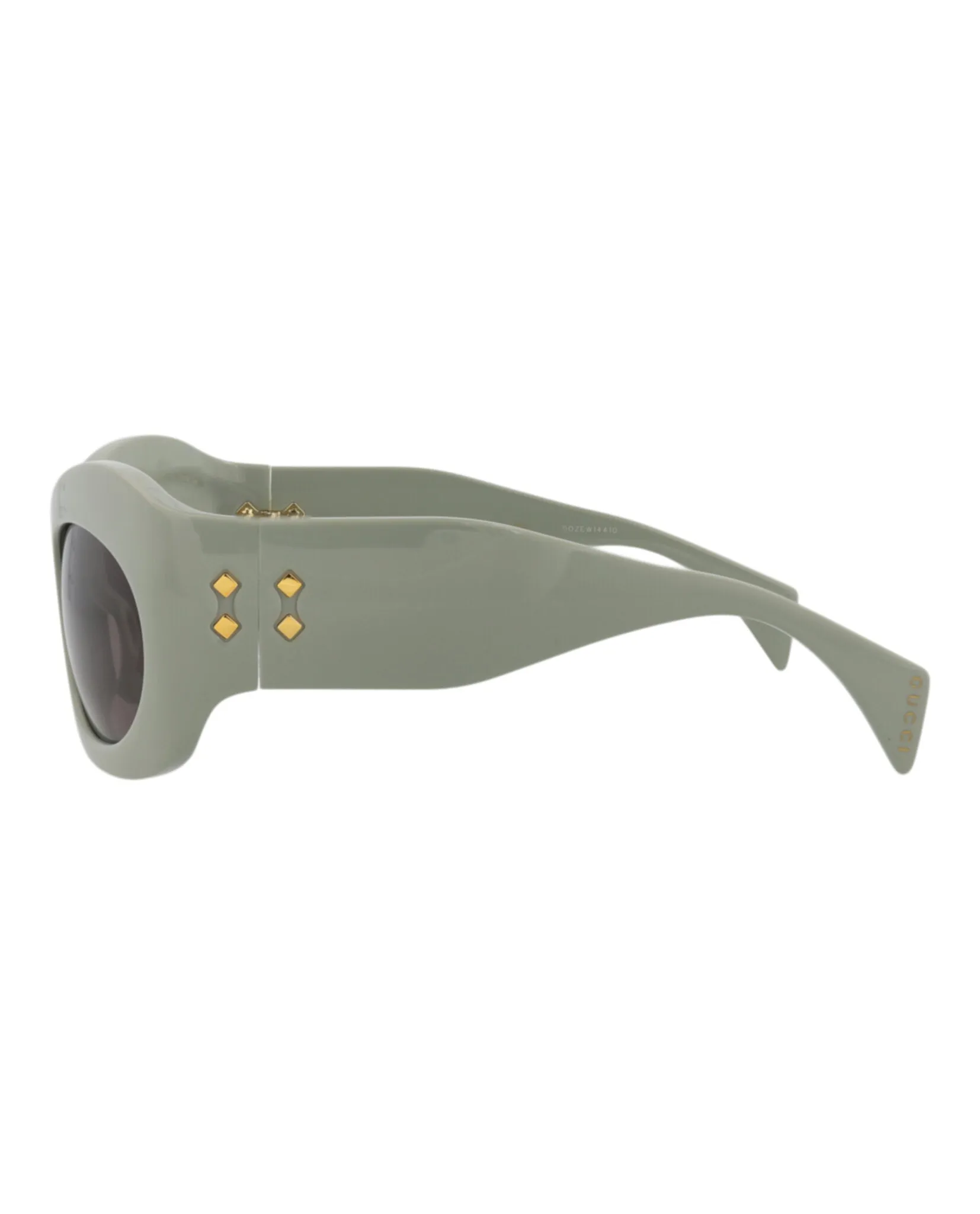 Gucci GG 1463S 30014463 004 Shield Plastic Green Sunglasses with Grey Lens sold by Gaffos product image thumbnail 3