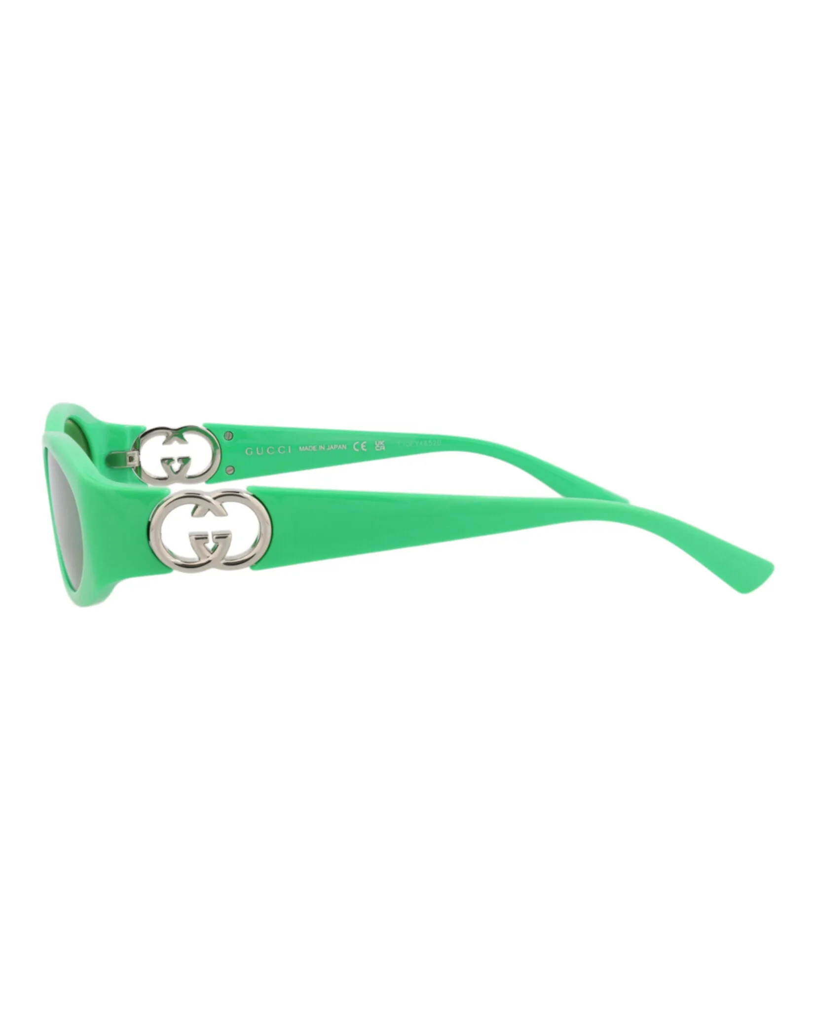 Gucci GG 1660S 30015372 005 Round Plastic Green Sunglasses with Green Lens sold by Gaffos product image thumbnail 3