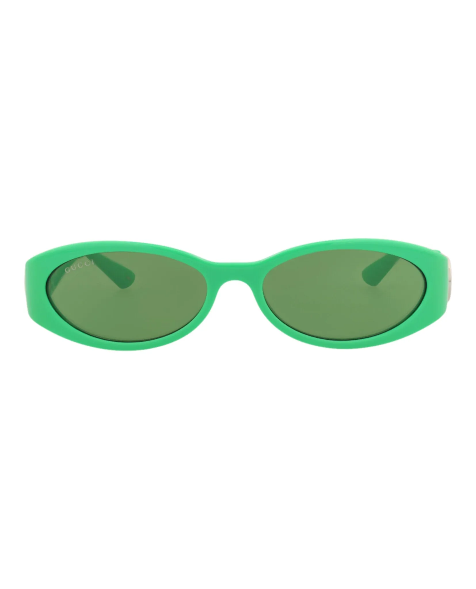 Gucci GG 1660S 30015372 005 Round Plastic Green Sunglasses with Green Lens sold by Gaffos