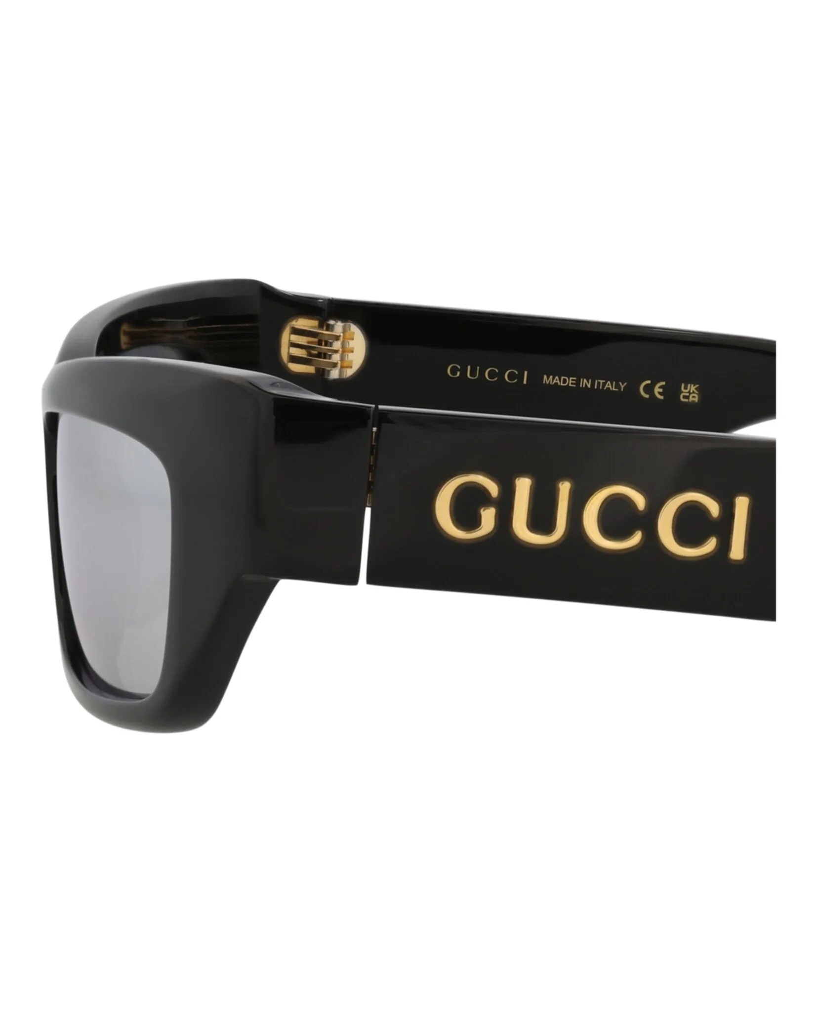 Gucci GG 1296S 30013841 002 Cat-Eye Plastic Black Sunglasses with Silver Lens sold by Gaffos product image thumbnail 4