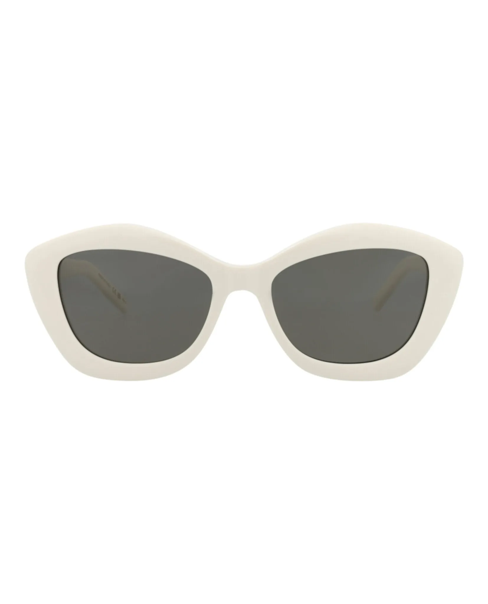 Saint Laurent SL 68 30010684 004 Cat-Eye Plastic Ivory Sunglasses with Grey Lens sold by Gaffos