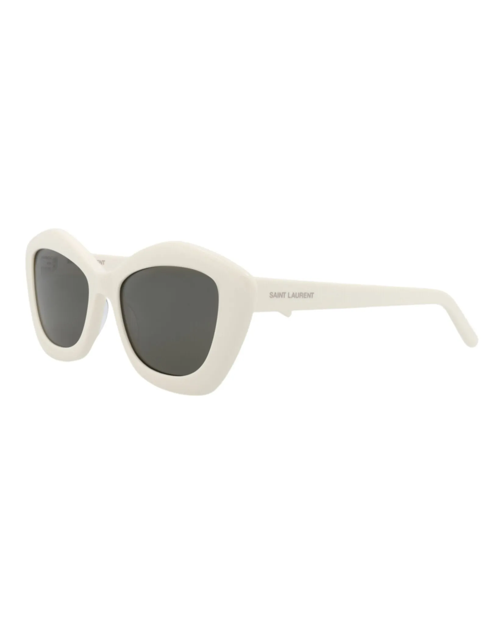 Saint Laurent SL 68 30010684 004 Cat-Eye Plastic Ivory Sunglasses with Grey Lens sold by Gaffos product image thumbnail 2