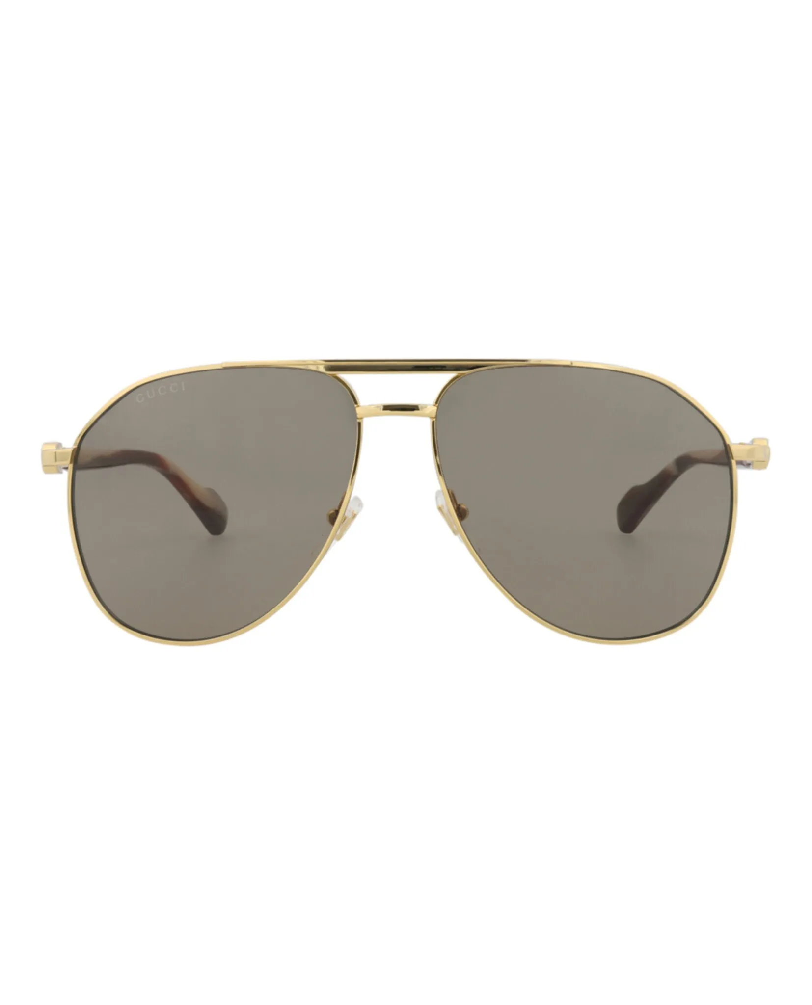 Gucci GG 1220S 30013416 002 Aviator Metal Gold Sunglasses with Brown Lens sold by Gaffos