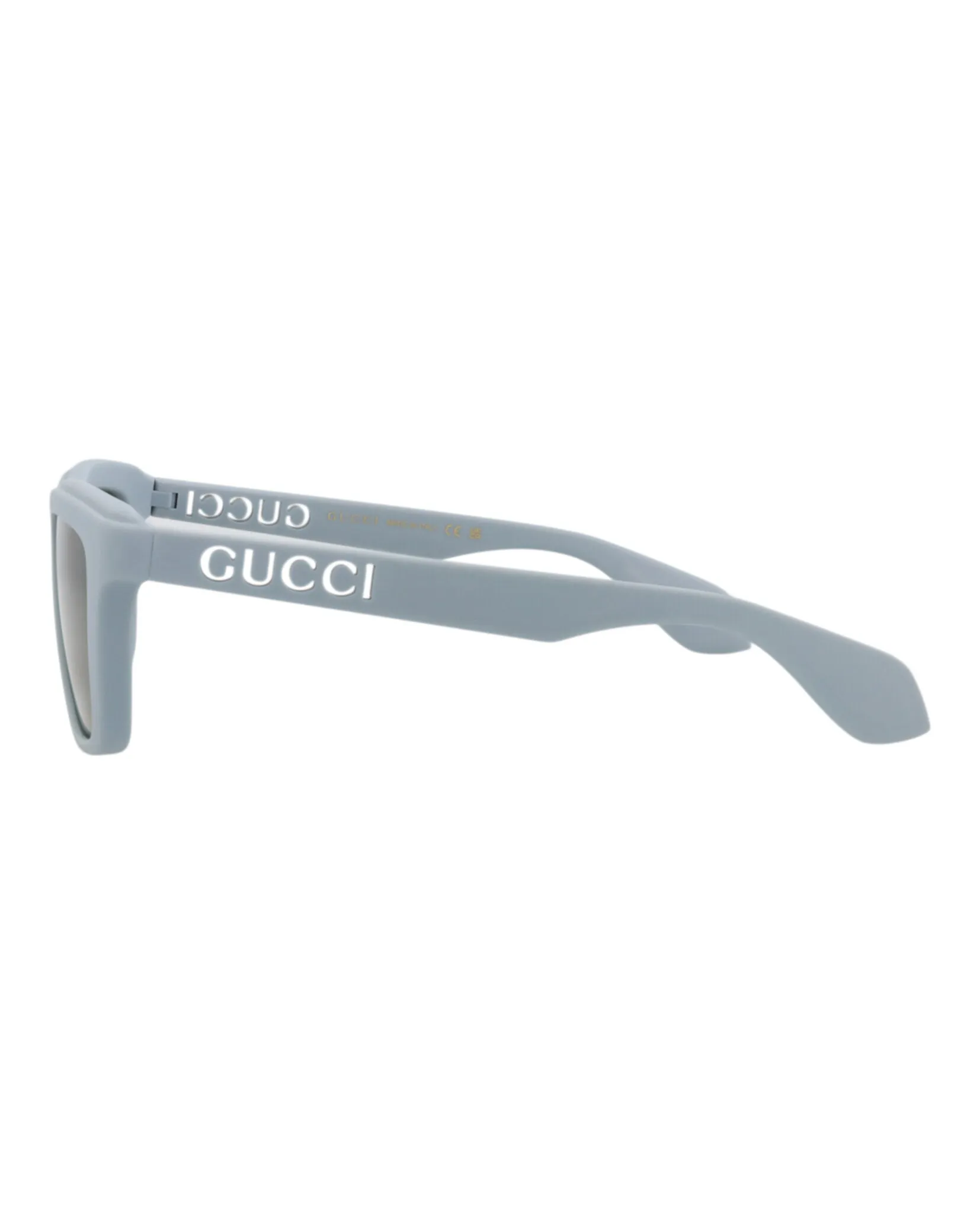 Gucci GG 1571S 30014842 003 Square Plastic Blue Sunglasses with Green Lens sold by Gaffos product image thumbnail 3