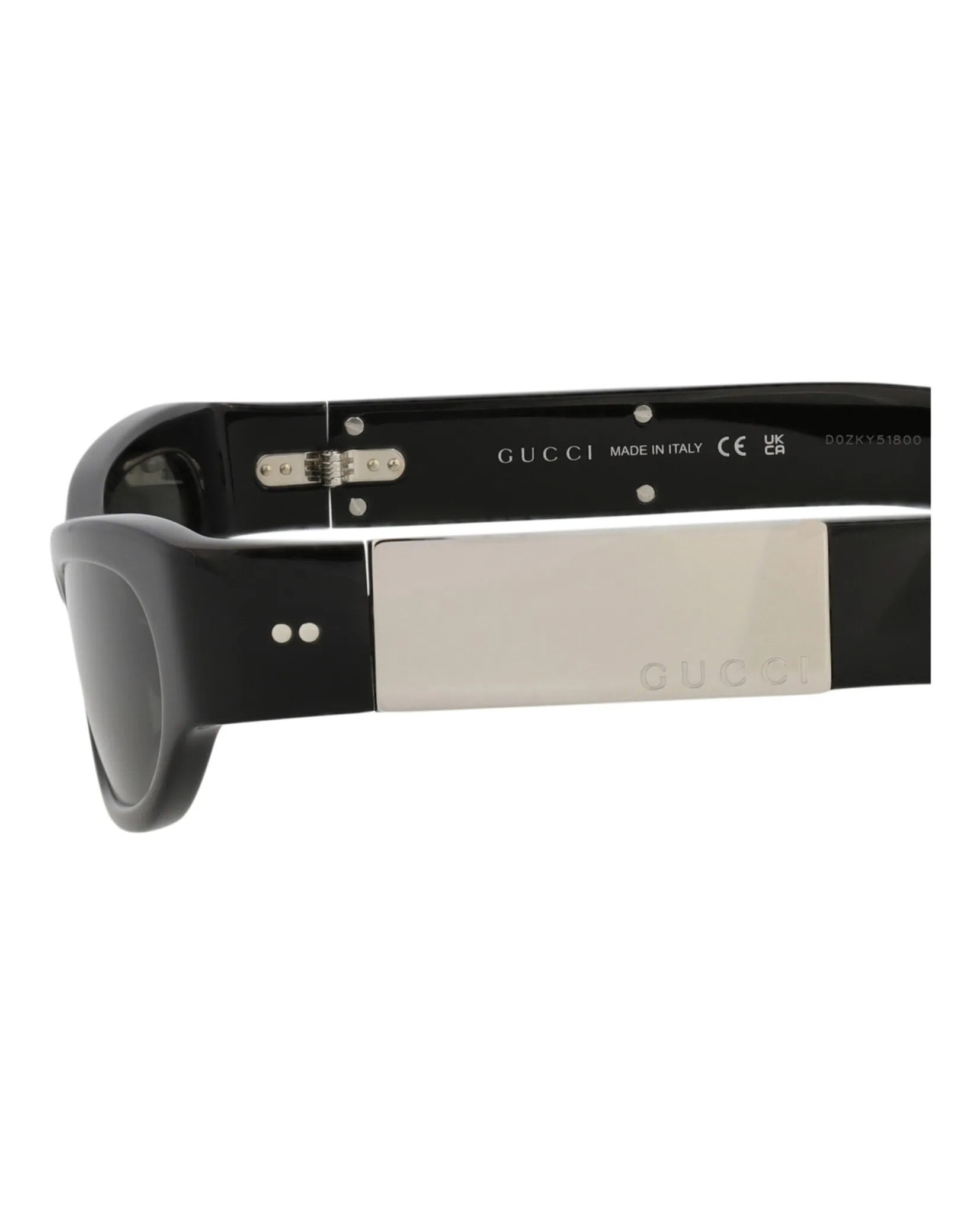 Gucci GG 1635S 30014928 003 Cat-Eye Plastic Black Sunglasses with Grey Lens sold by Gaffos product image thumbnail 4