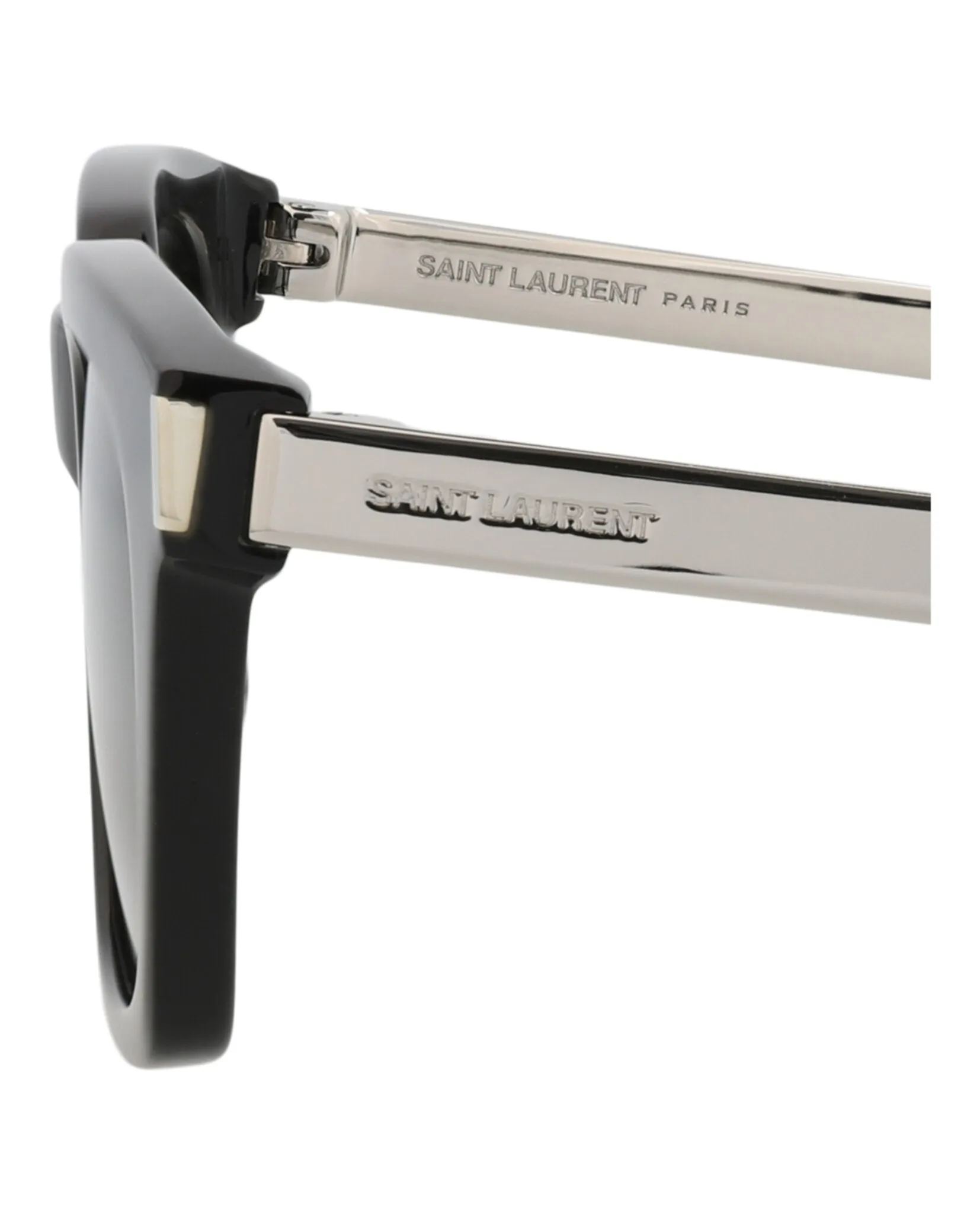 Saint Laurent SL 582 30014114 001 Square Plastic Silver Sunglasses with Grey Lens sold by Gaffos product image thumbnail 4